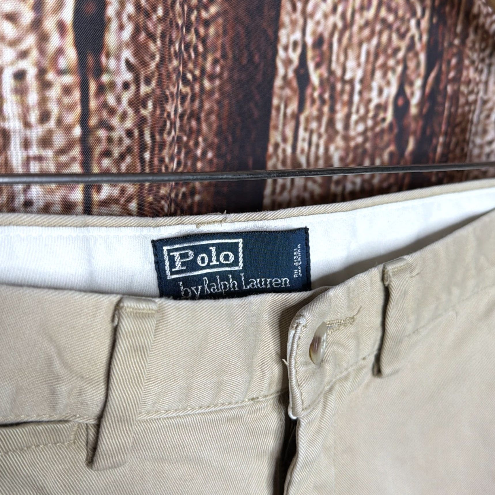 Polo Ralph Lauren Polo Ralph Lauren Mens Shorts 32 Beige Prospect Flat Front Casual Chino Vintage Size US XS / EU 42 / 0 - 2 Thumbnail