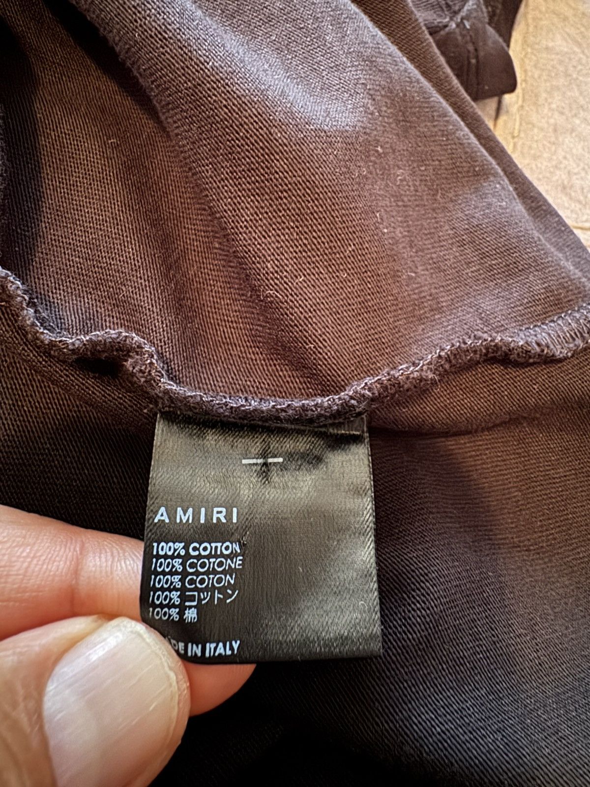 Amiri AMIRI tshirt SEE REAL SIZES SHOWN IN PHOTIS BY TAPE MEASURE Size US M / EU 48-50 / 2 - 12 Thumbnail