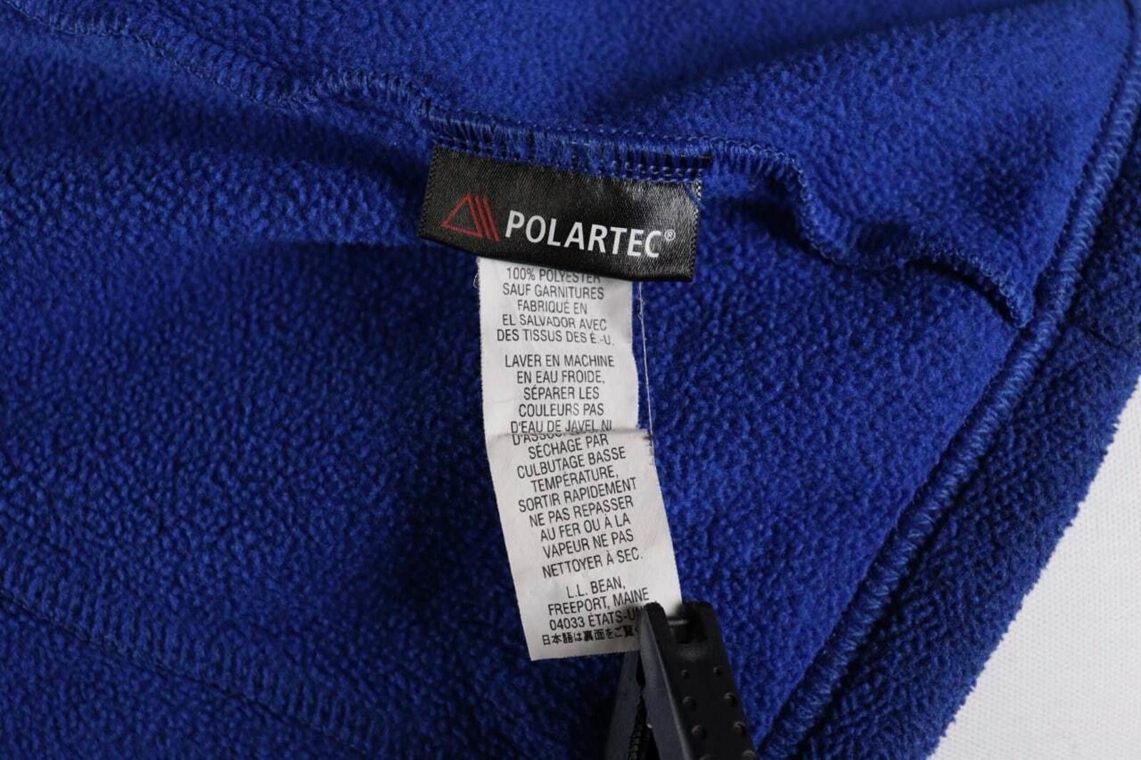 L.L. Bean Men L.L. Bean Blue Polartec Fleece Jacket Size L Size US L / EU 52-54 / 3 - 9 Thumbnail