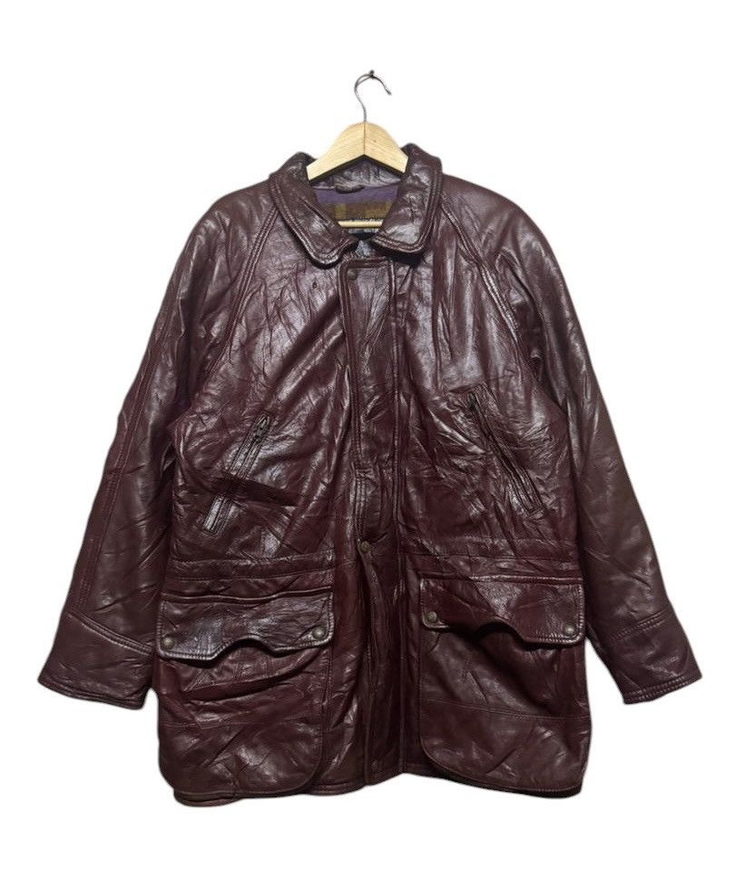 Valentino Vintage🔥Valentino Pelle Sherling Leather Jacket Size US S / EU 44-46 / 1 - 1 Thumbnail