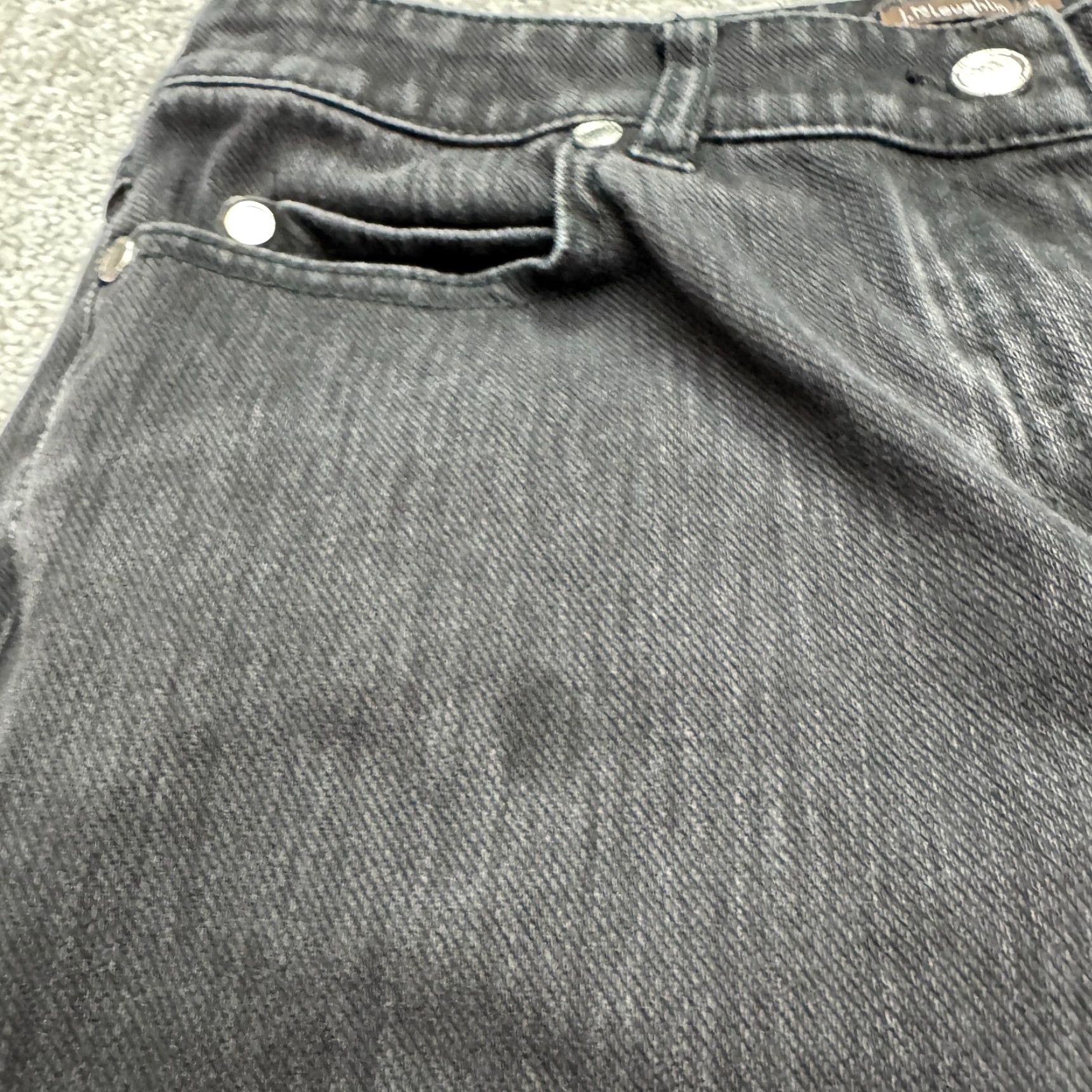 J.McLaughlin J.McLaughlin Jeans Womens 6 Washed Black Mid Rise Slim Straight Denim Casual Size 28" / US 6 / IT 42 - 6 Thumbnail