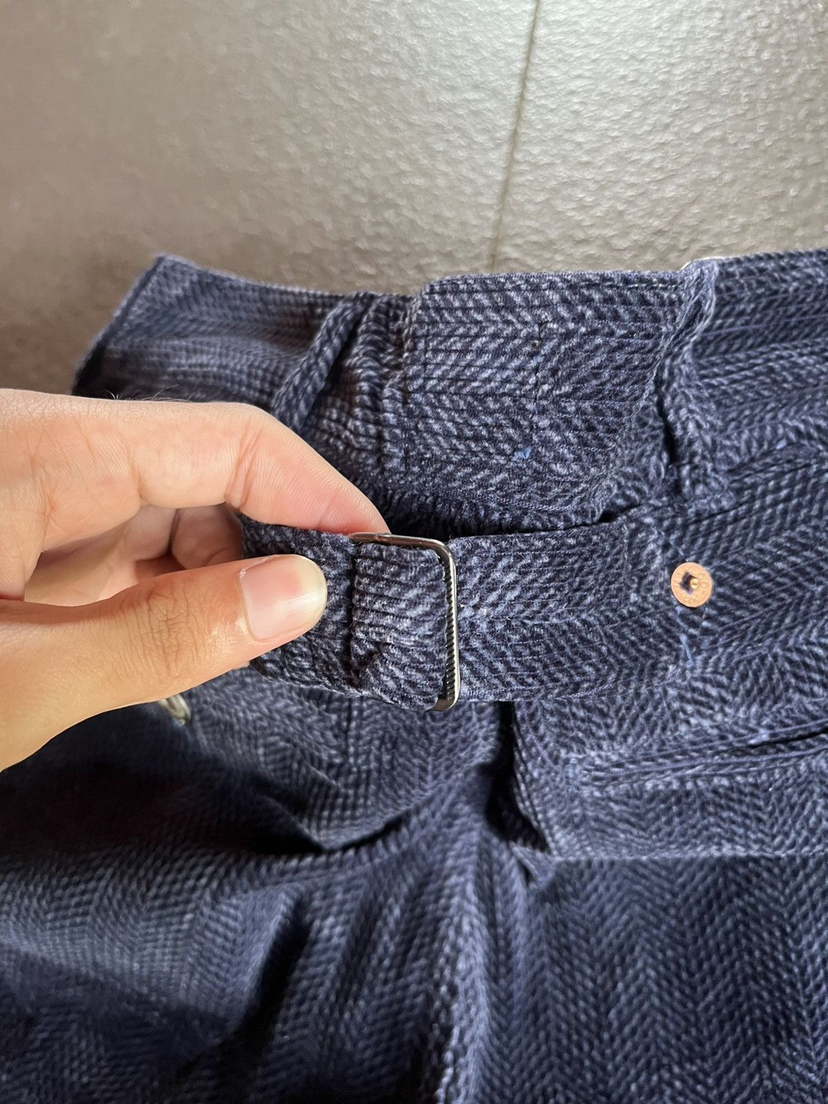 Momotaro Jeans Momotaro Corduroy Wooven Herringbone Cinch Strap Waist Size US 28 / EU 44 - 10 Thumbnail