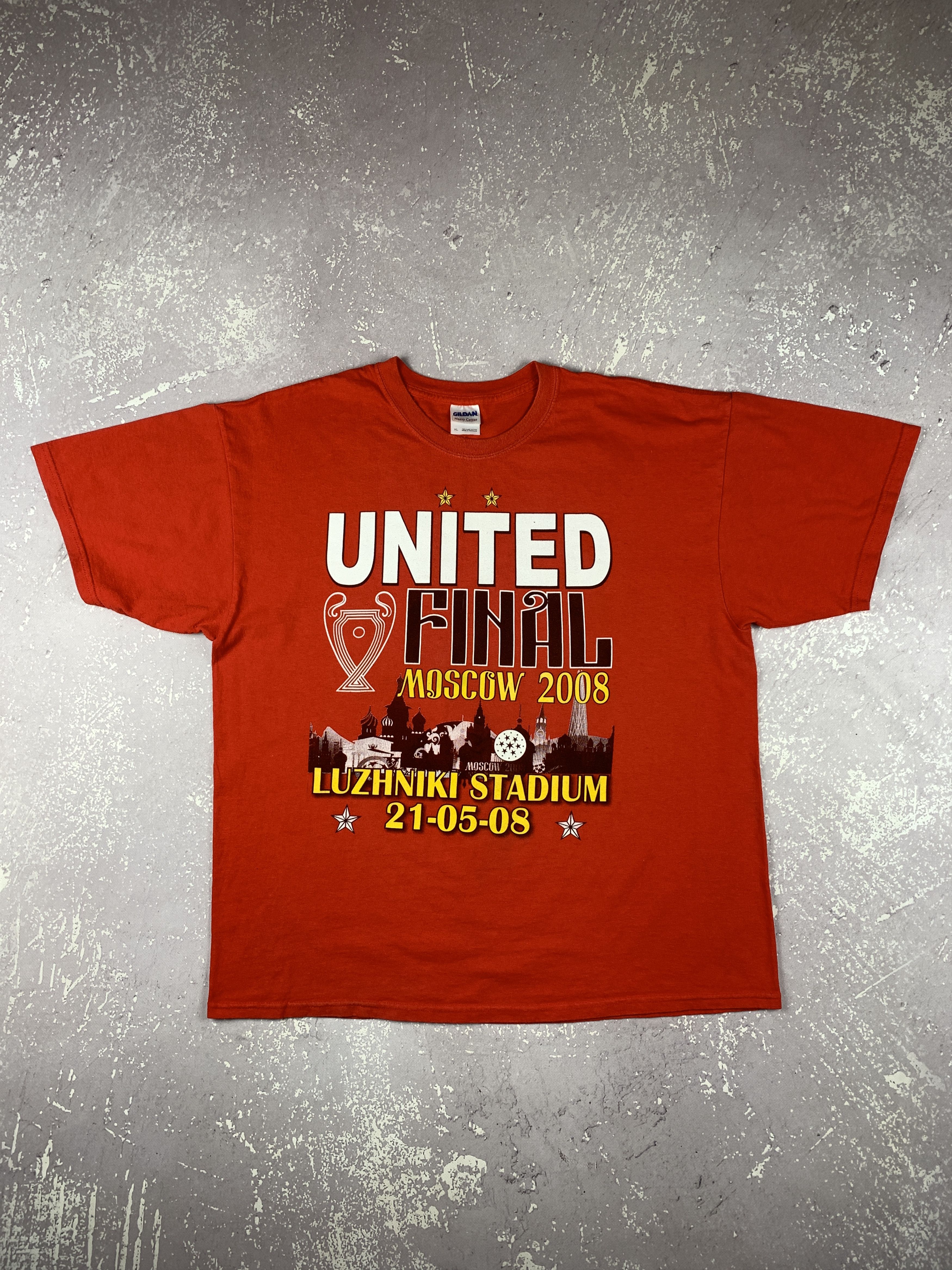 Other 2008/09 Manchester United MU Final Moscow Champions T Shirt Size US XL / EU 56 / 4 - 1 Thumbnail