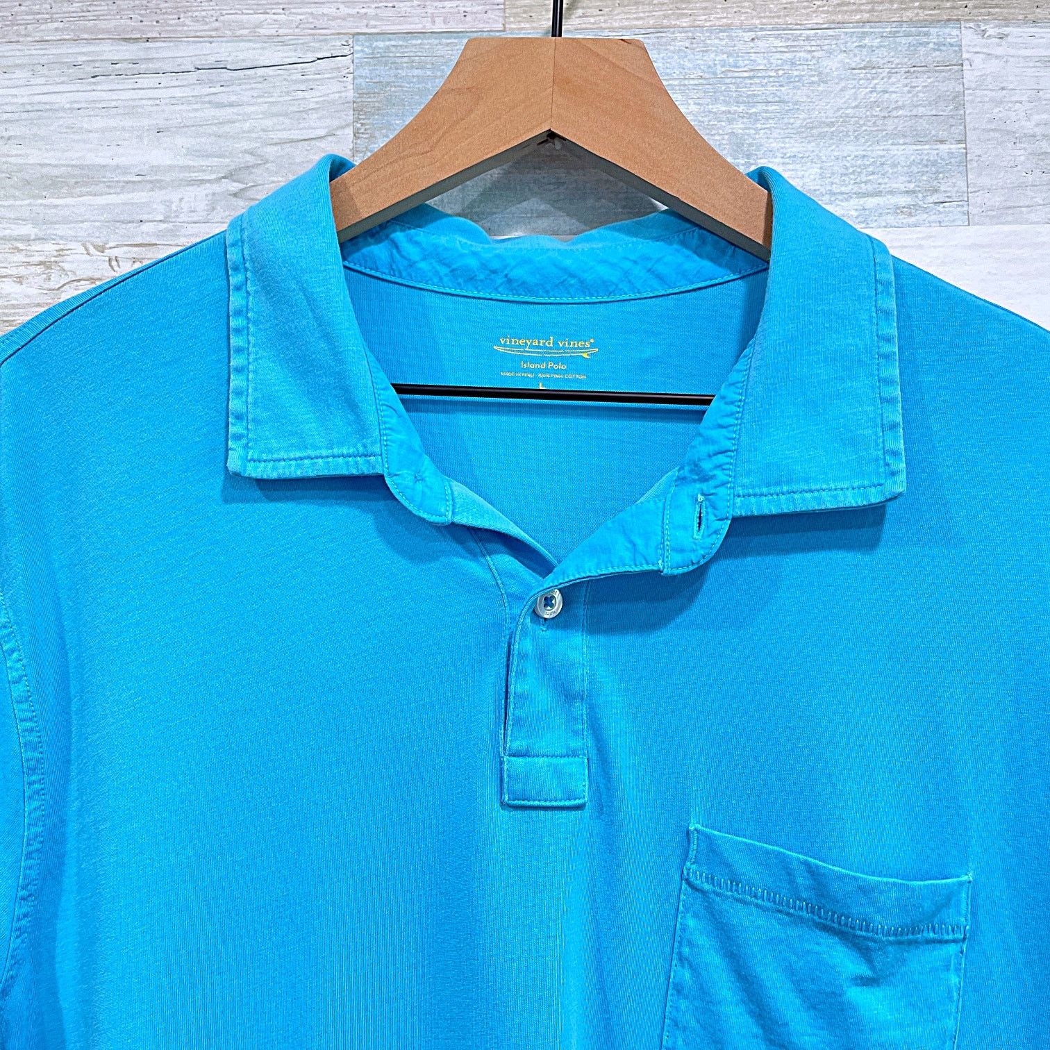 Vineyard Vines Vineyard Vines Island Luxe Polo Shirt Blue Golf Mens Large Size US L / EU 52-54 / 3 - 2 Thumbnail