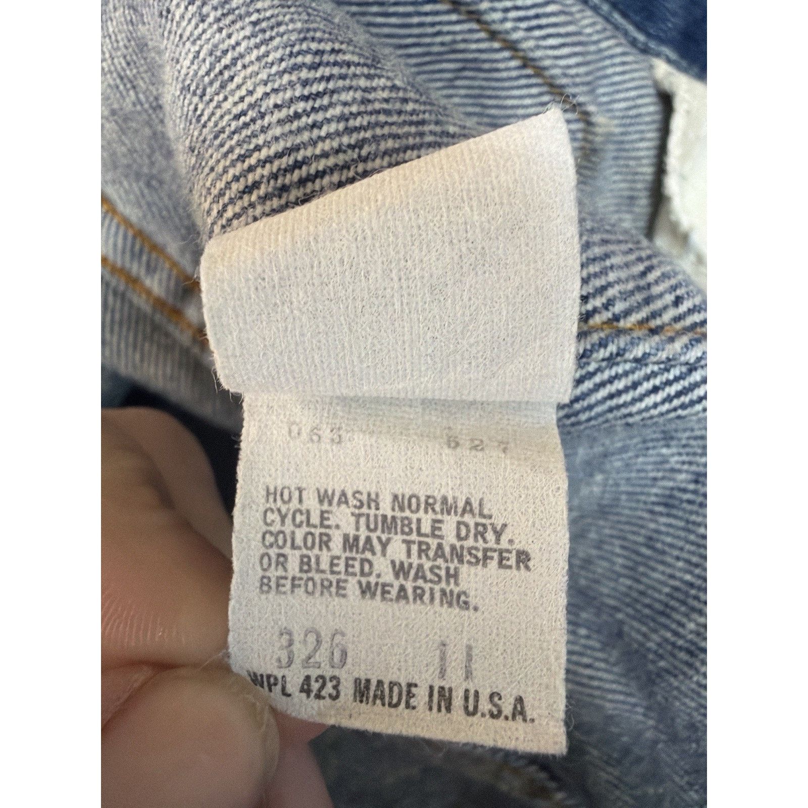 Levi's Vtg 80s Levi’s Denim Trucker Jacket USA Distressed Grunge Size US S / EU 44-46 / 1 - 12 Thumbnail