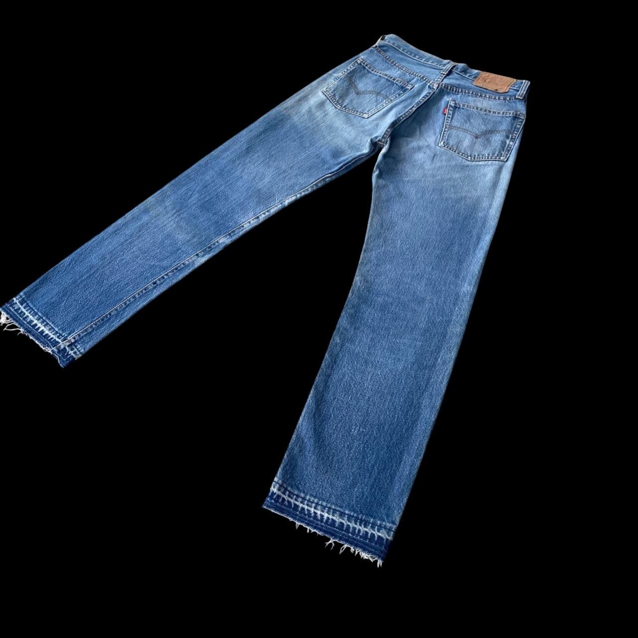 Levi's Vintage Clothing Rare 1970s Levi’s 501 Redline Selvedge Release Hem Button 6 Size US 28 / EU 44 - 16 Thumbnail