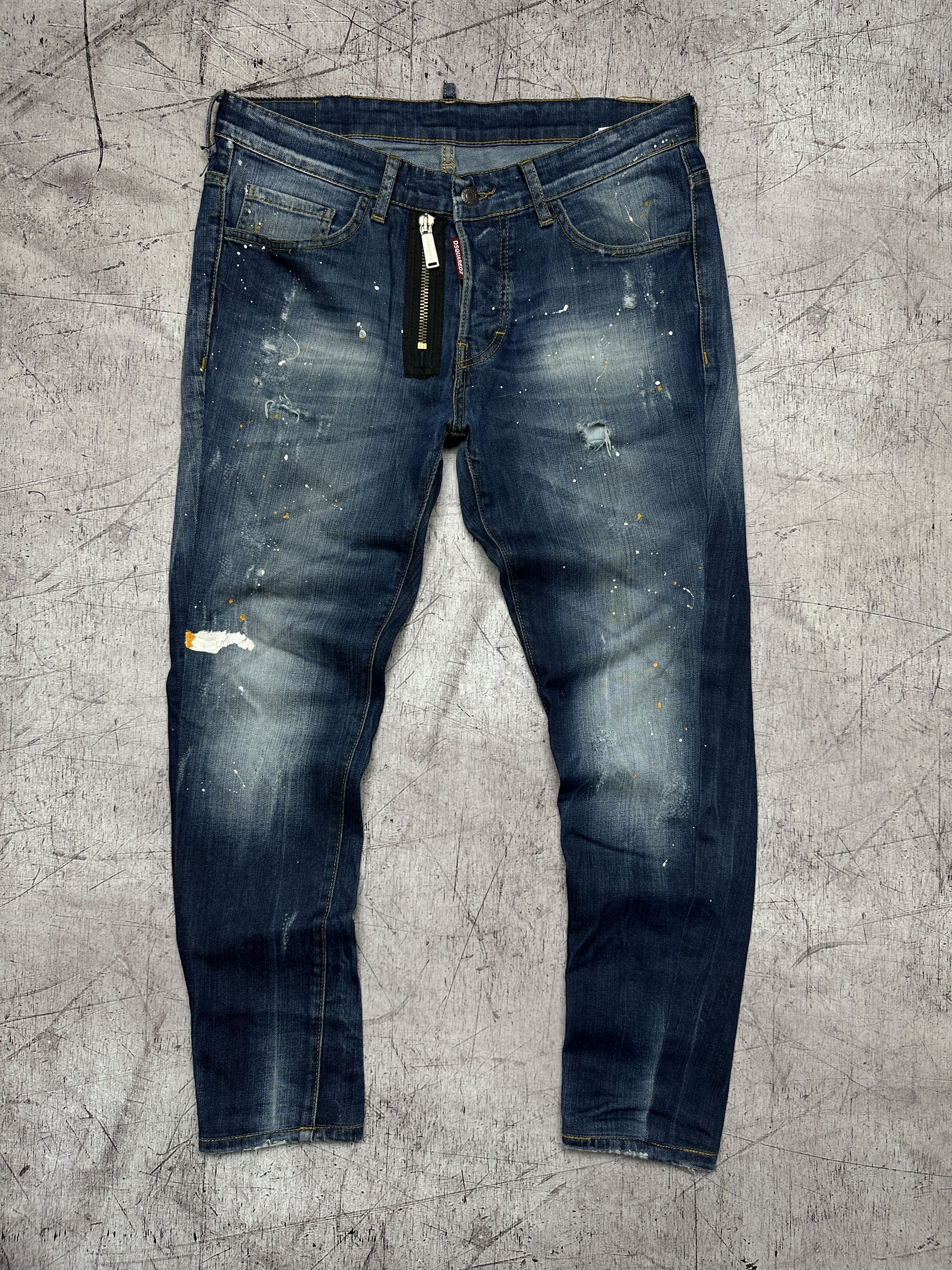 Dsquared2 Dsquared2 Mens Distressed Denim Pants Jeans Size US 32 / EU 48 - 1 Thumbnail