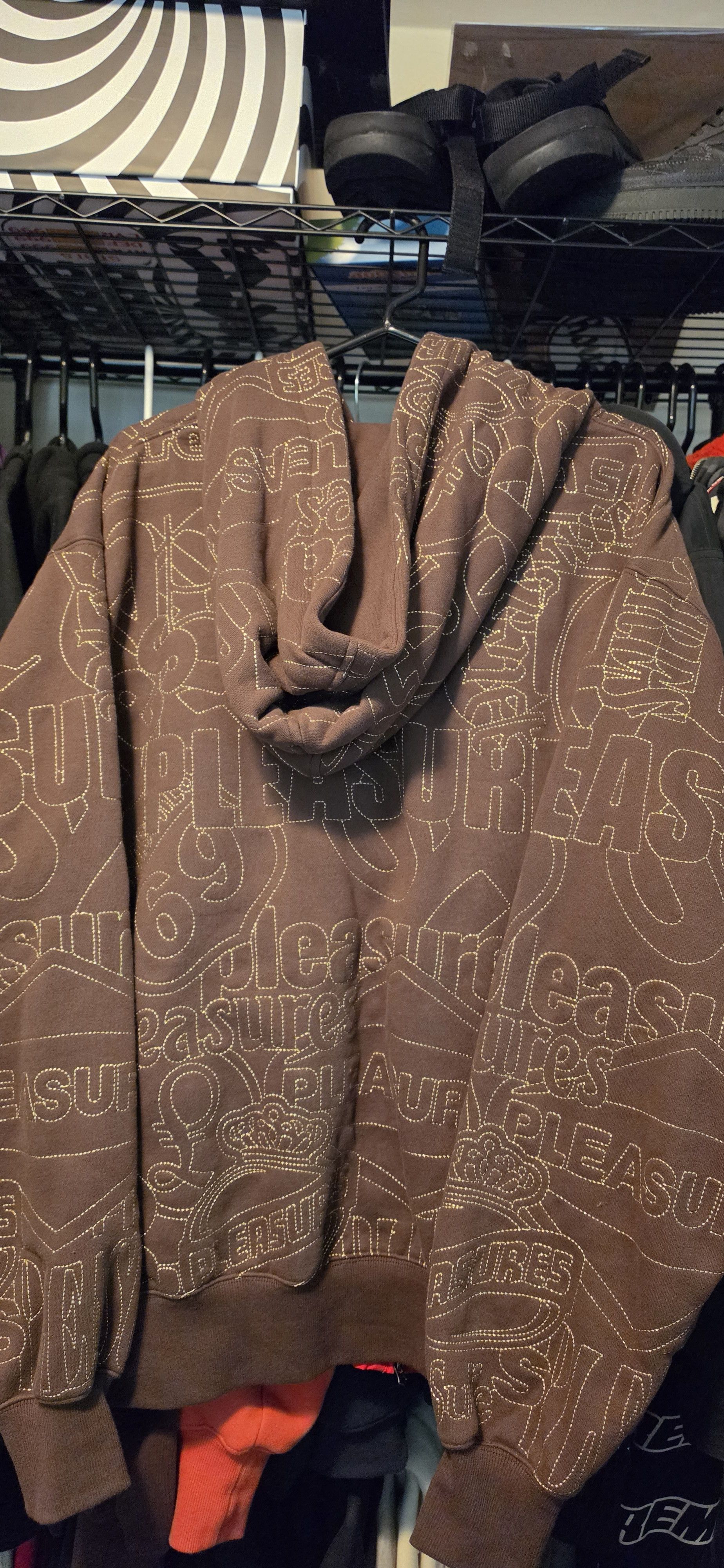 Pleasures Pleasures Stitched Zip Up Size US L / EU 52-54 / 3 - 2 Thumbnail