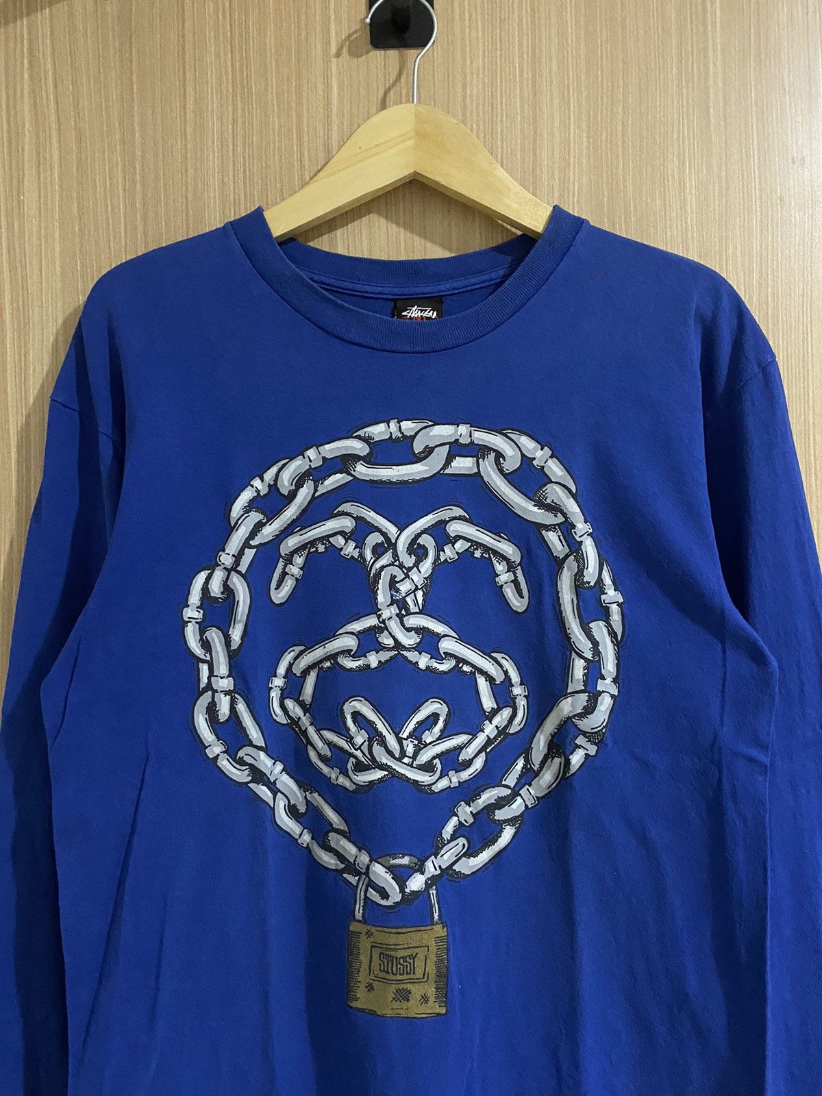 Stussy 2000s stussy x chain gang longsleeve rare collection Size US M / EU 48-50 / 2 - 2 Thumbnail