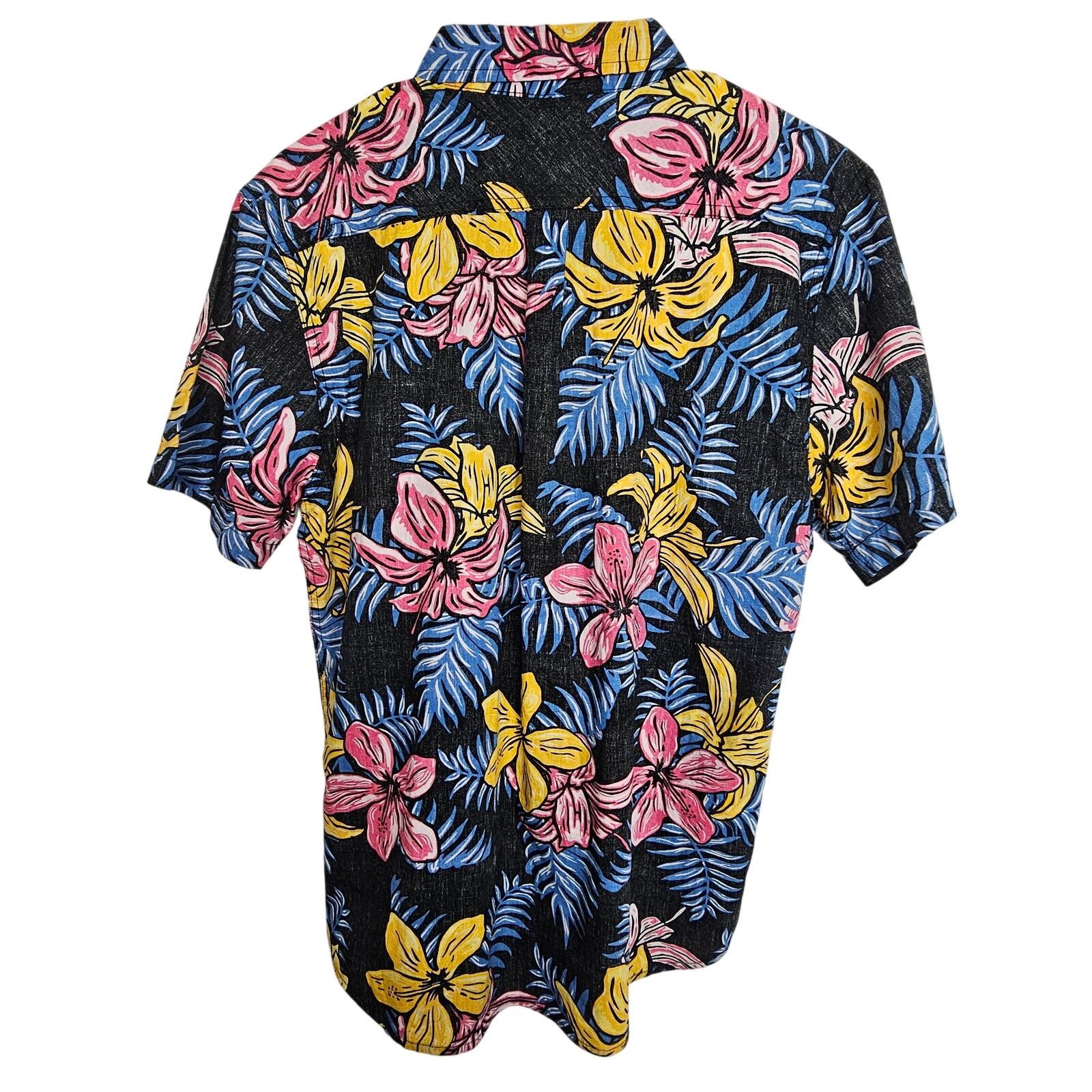 Levi's Levis Men Floral Button Down Shirt Hawaiian Tropical Resort Size US M / EU 48-50 / 2 - 8 Thumbnail