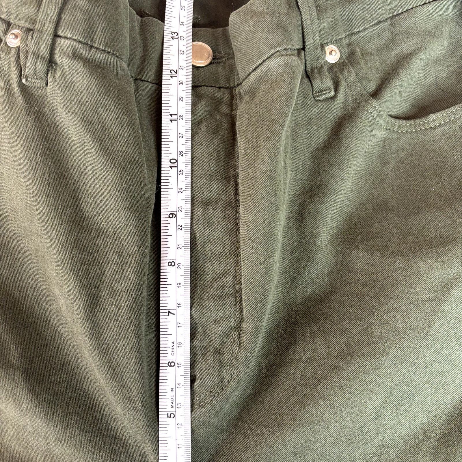 Good American Good American Good Classic Ankle High-Rise Stretchy Pants Je Size 40" / US 18 - 7 Thumbnail