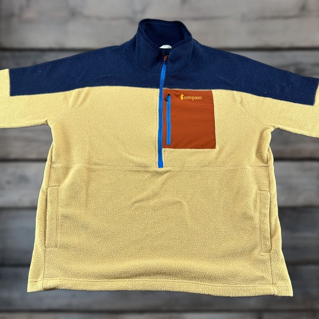 Cotopaxi Cotopaxi Pullover 2XL Men Sweatshirt Fleece Beige Brown 1/2 Zip Mock Neck Outdoor Hiking Size US XXL / EU 58 / 5 - 1 Thumbnail