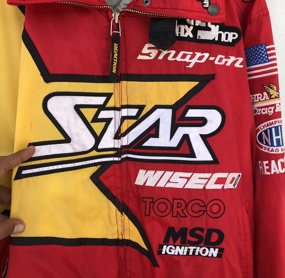 Sports Specialties Vintage Star Racing HRA Winston Drag Championship Jacket Size US L / EU 52-54 / 3 - 4 Thumbnail