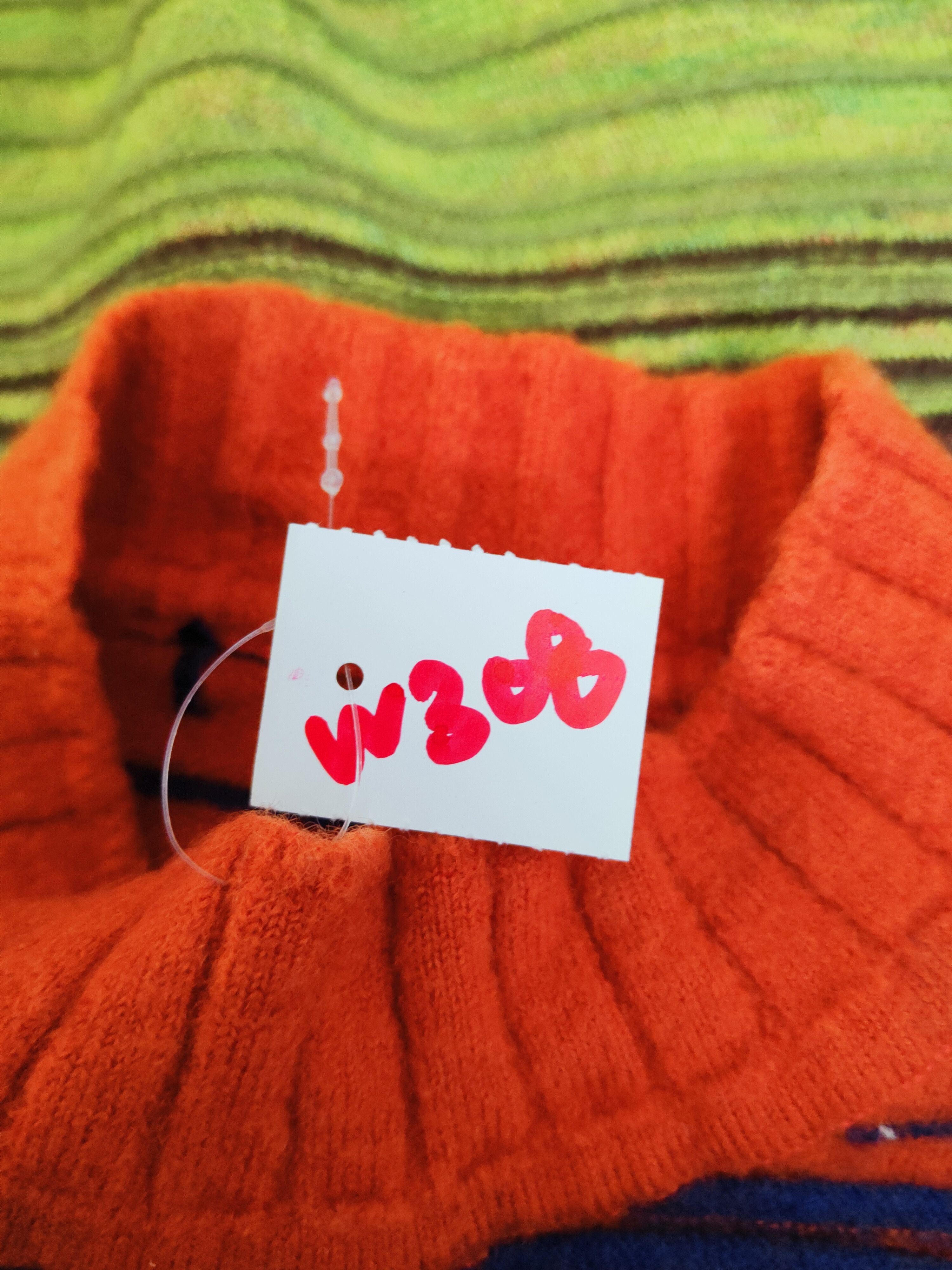 Homespun Knitwear × Japanese Brand × Vintage Japanese Brand Green Orange Knitwear Sweatshirts #W308 Size M / US 6-8 / IT 42-44 - 12 Thumbnail