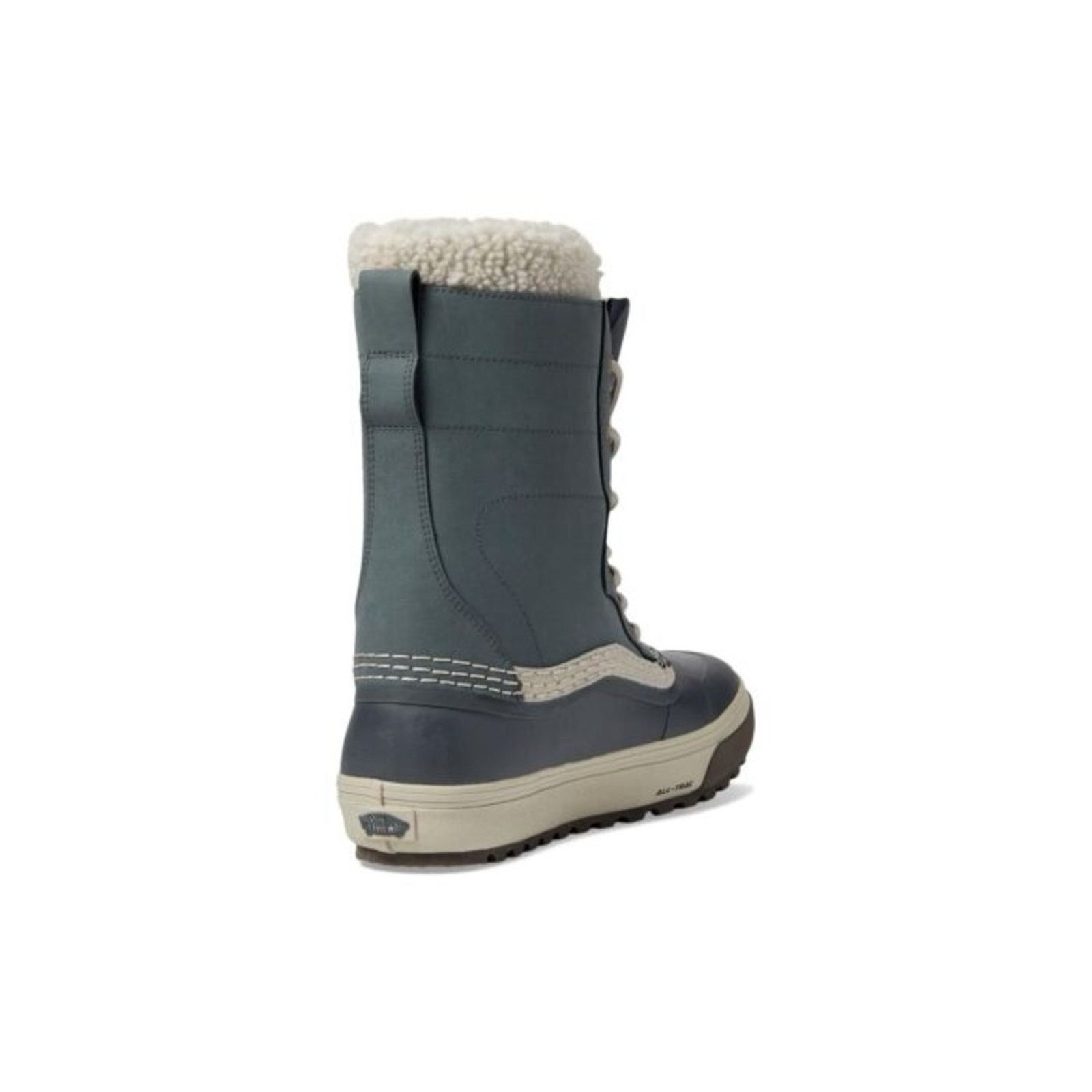 Vans Vans Blue and Cream High-Top Boots with Plush Lining Size US 5 / EU 37 - 4 Thumbnail