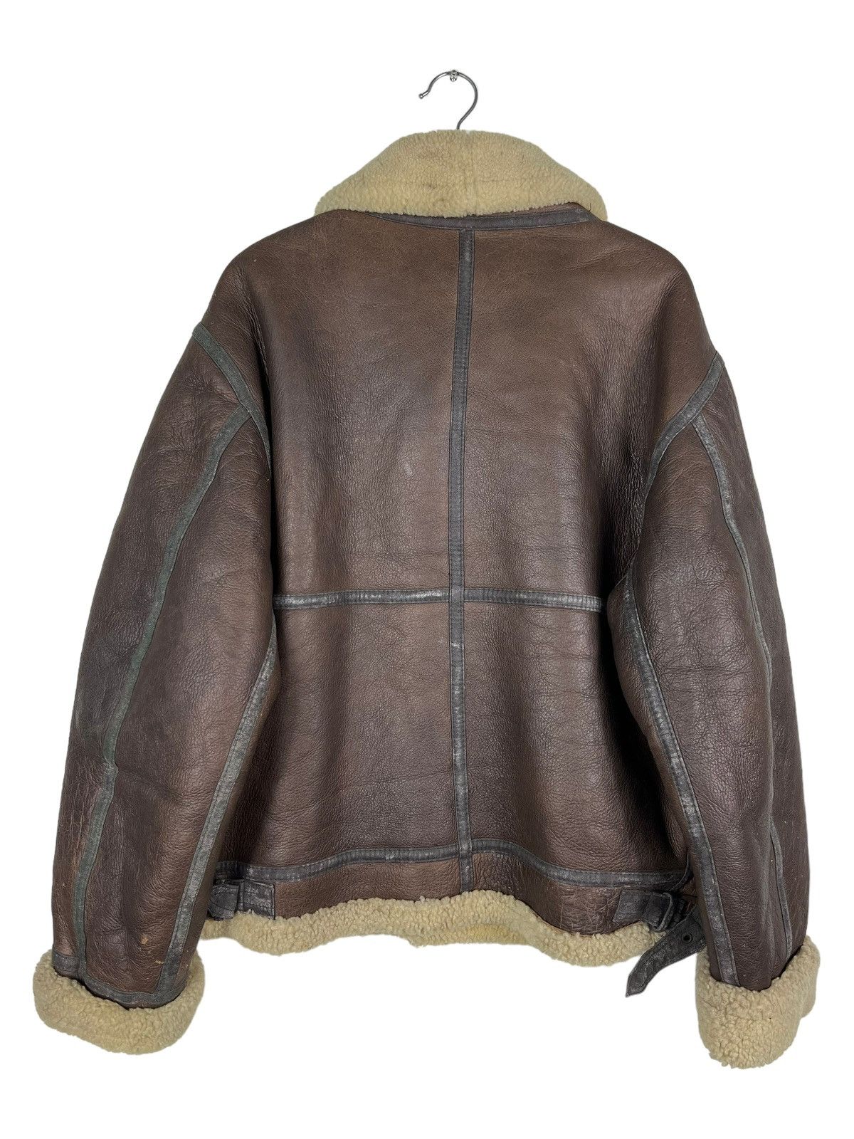 Vintage 🔥 VINTAGE B-3 SHEARLING LEATHER JACKET Size US M / EU 48-50 / 2 - 10 Thumbnail