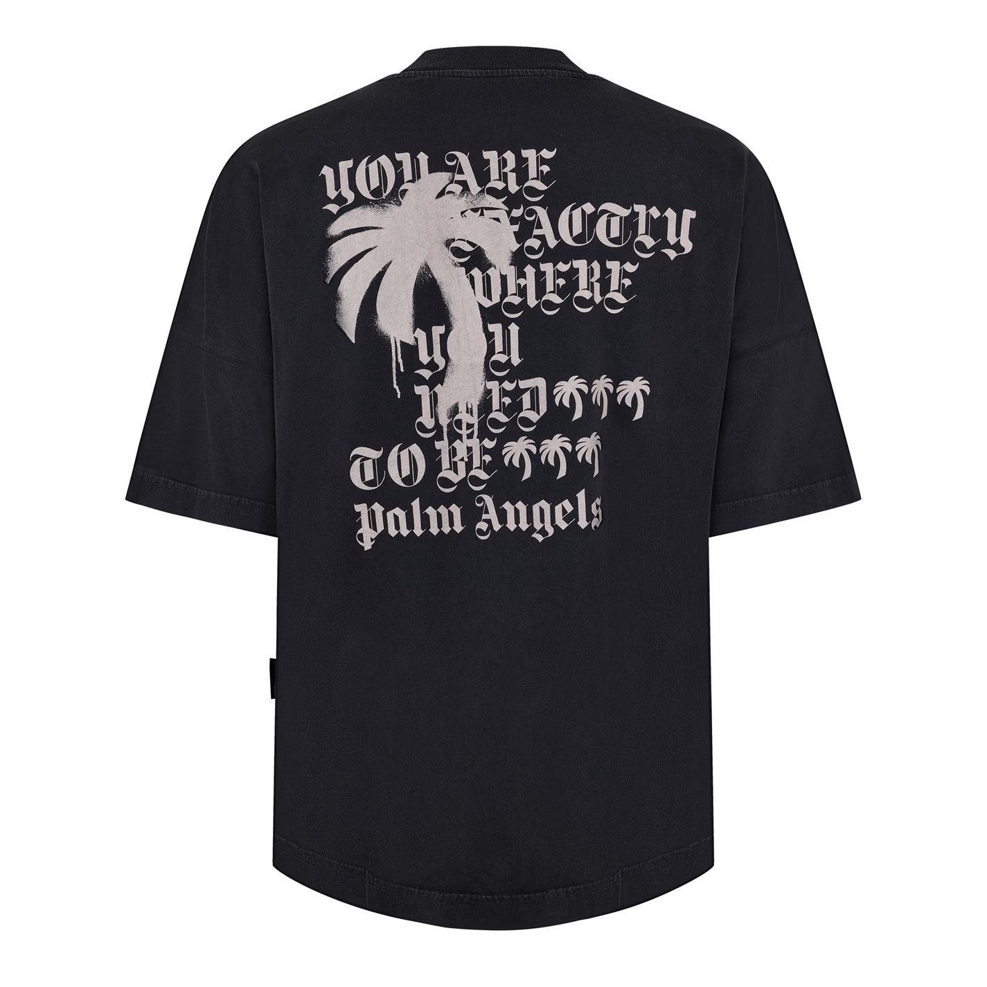 Palm Angels o1g2r1mq0426 Statement Monogram T-Shirt in Black Size US S / EU 44-46 / 1 - 6 Thumbnail