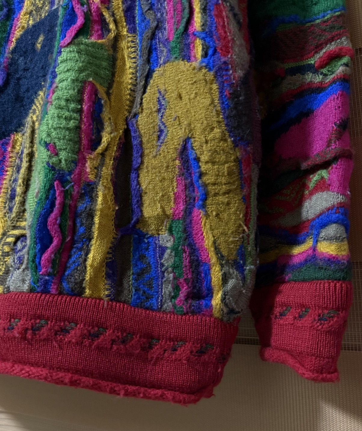Coogi Coogi - 3D Wool Sweater Size US S / EU 44-46 / 1 - 6 Thumbnail