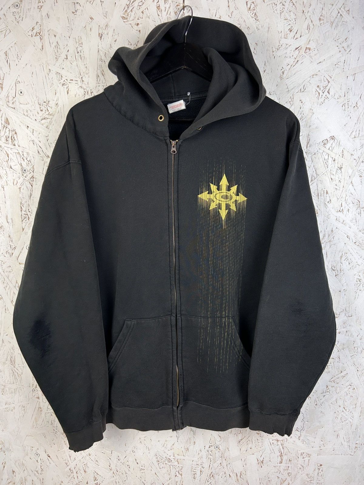 Band Tees Vintage Chimaira Resurrecion 2007 Distressed Zip Hoodie Size US M / EU 48-50 / 2 - 3 Thumbnail