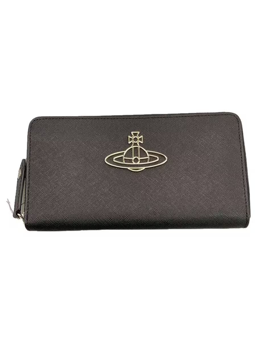 Vivienne Westwood Vivienne Westwood Plain Long Wallet Black Size ONE SIZE - 1 Thumbnail