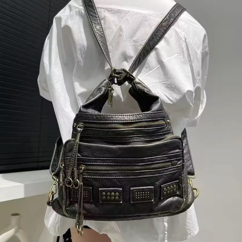 Japanese Brand Motorcycle Rock Punk Shoulder Bag Y2K Women Size ONE SIZE - 2 Thumbnail