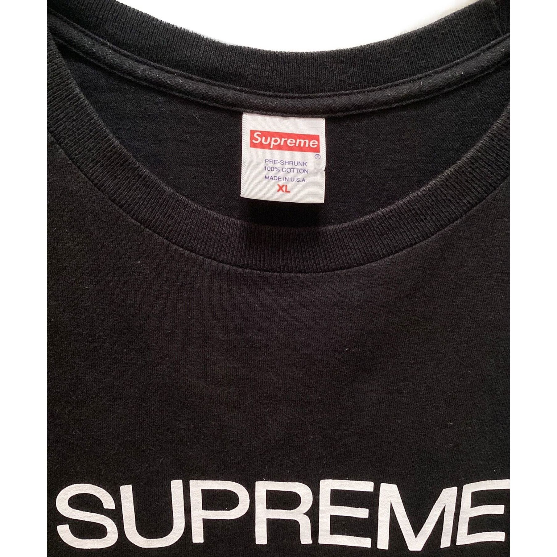Supreme SUPREME Est.1994 T-shirt Cotton Black Size XL Size US XL / EU 56 / 4 - 8 Thumbnail