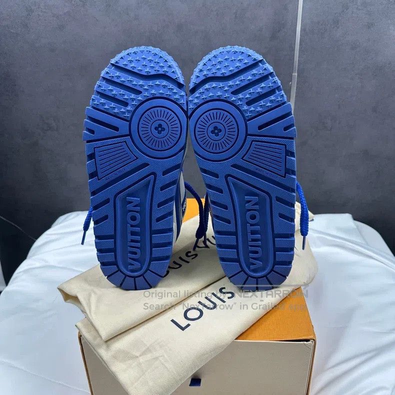 Louis Vuitton Louis Vuitton Trainer Maxi Small Fat Ding Low Top Fashion Size US 8.5 / EU 41-42 - 5 Thumbnail
