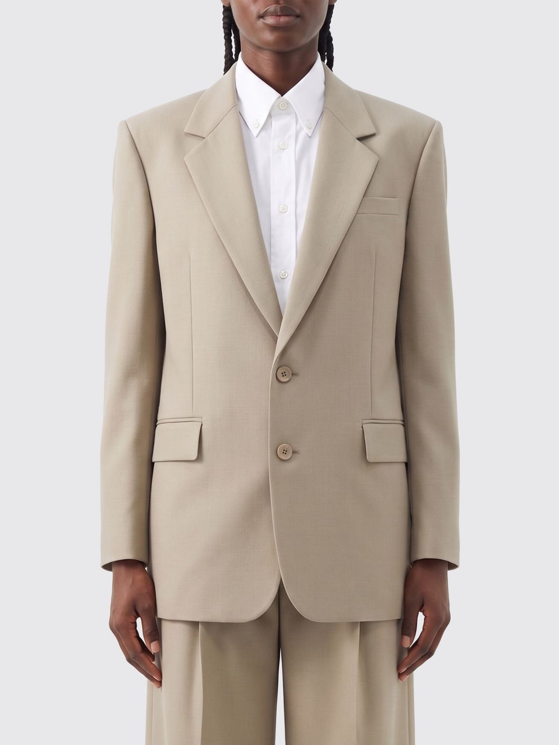 Saint Laurent Paris Saint Laurent Jacket Woman Mustard Size XS / US 0-2 / IT 36-38 - 1 Thumbnail