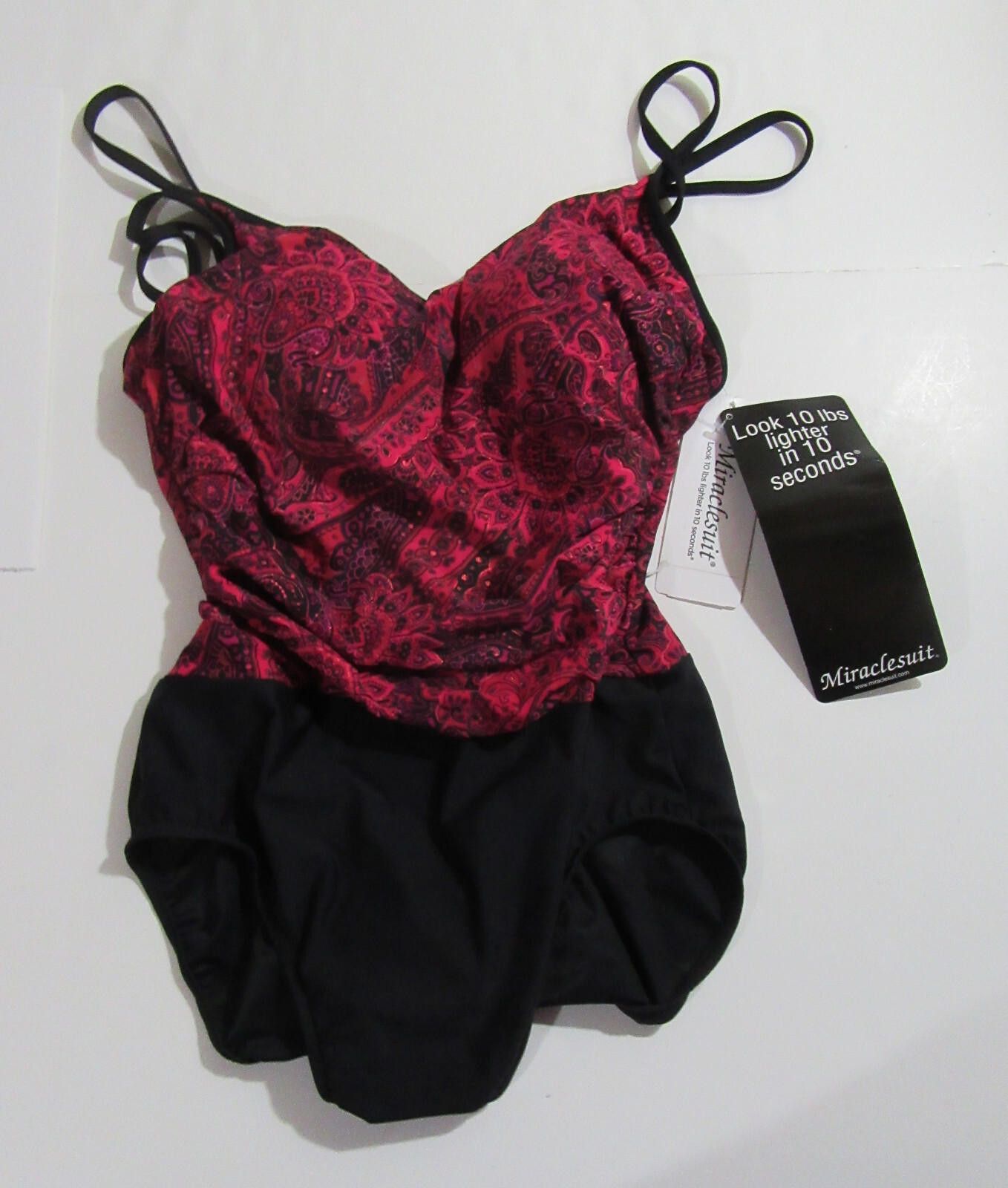 Designer Miraclesuit Womens 1 Piece Swimsuit Paisley Size 16 Size ONE SIZE - 1 Thumbnail