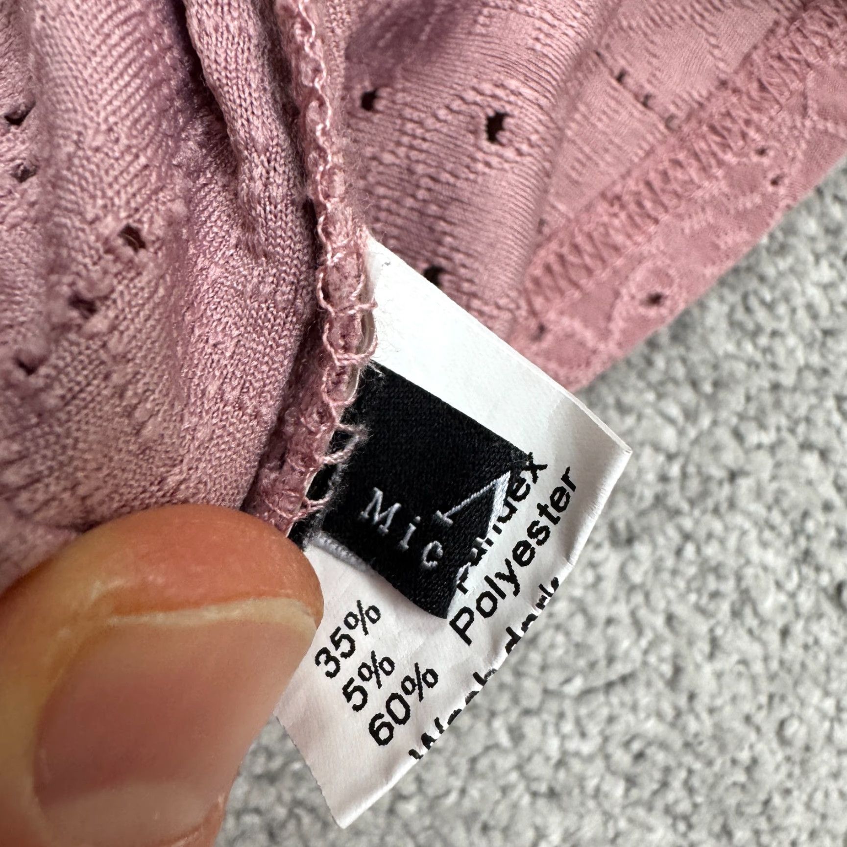 Vintage Micoson Blouse Womens L Pink Eyelet Puff Sleeve Boho Pleated Solid Causal Casual Summer Bohemian Classic Shirt Size L / US 10 / IT 46 - 5 Thumbnail