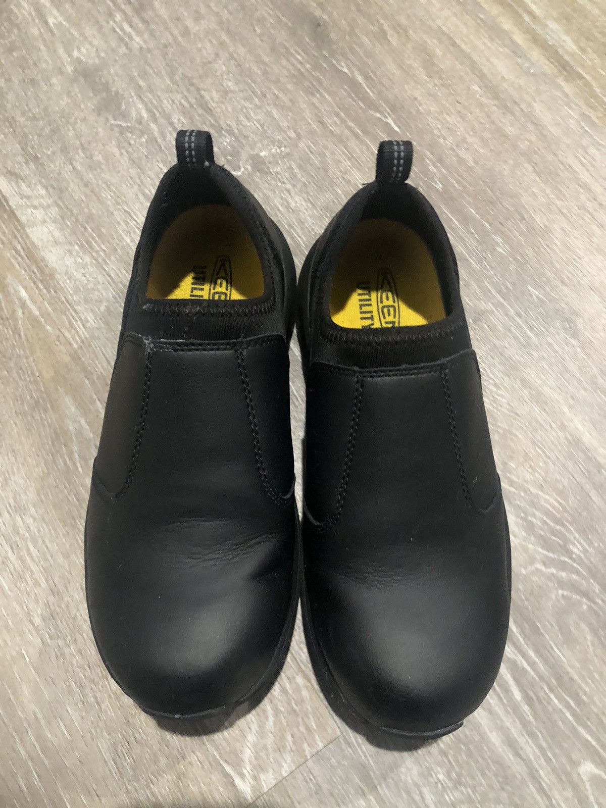 KEEN KEEN Utility Work Shoes Mens 7.5 Black Slip On Oil-Resistant Size US 7.5 / EU 40-41 - 2 Thumbnail