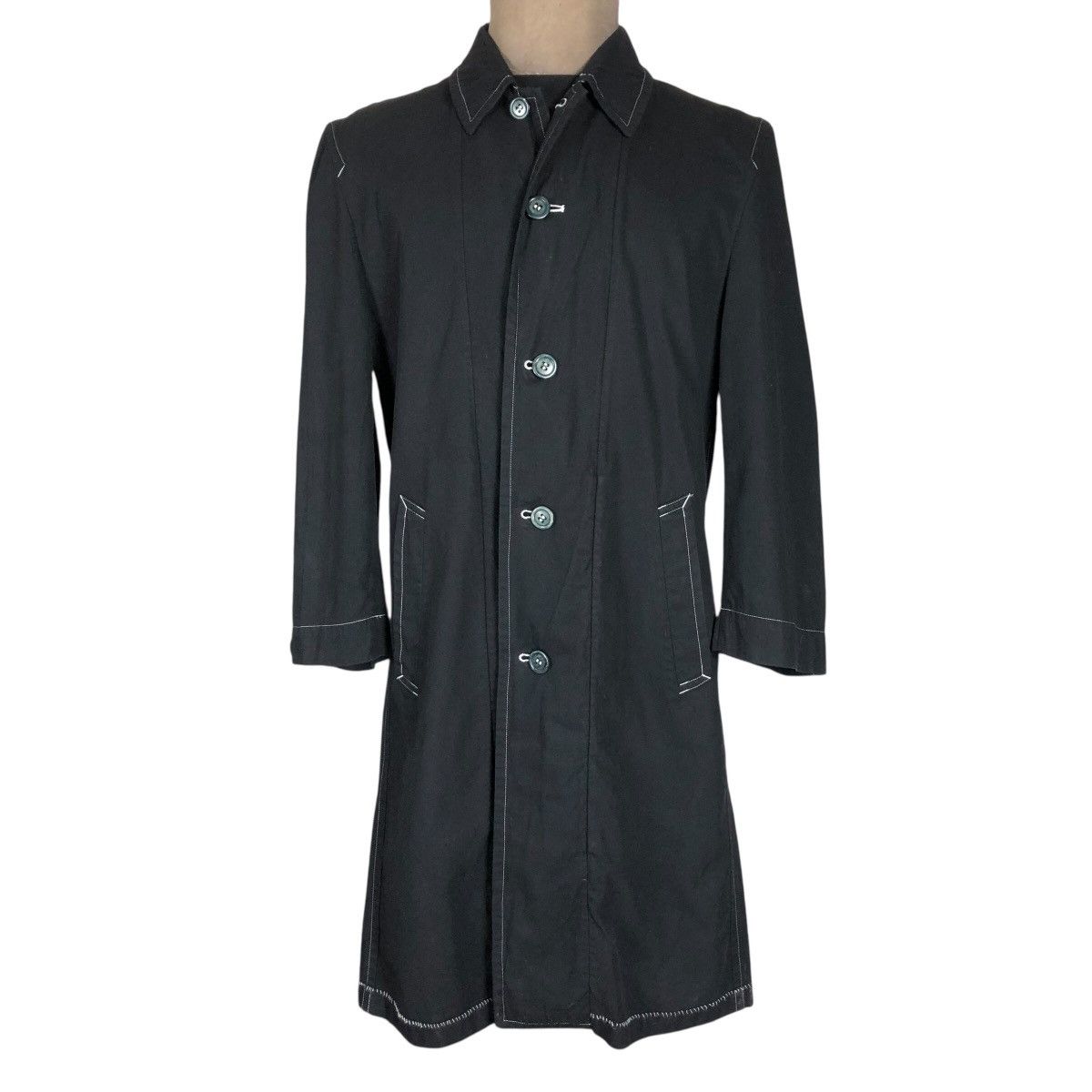 Comme des Garcons Homme Comme Des Garcons Homme S/S 1998 Rope Stitching Car Coat Size US M / EU 48-50 / 2 - 3 Thumbnail