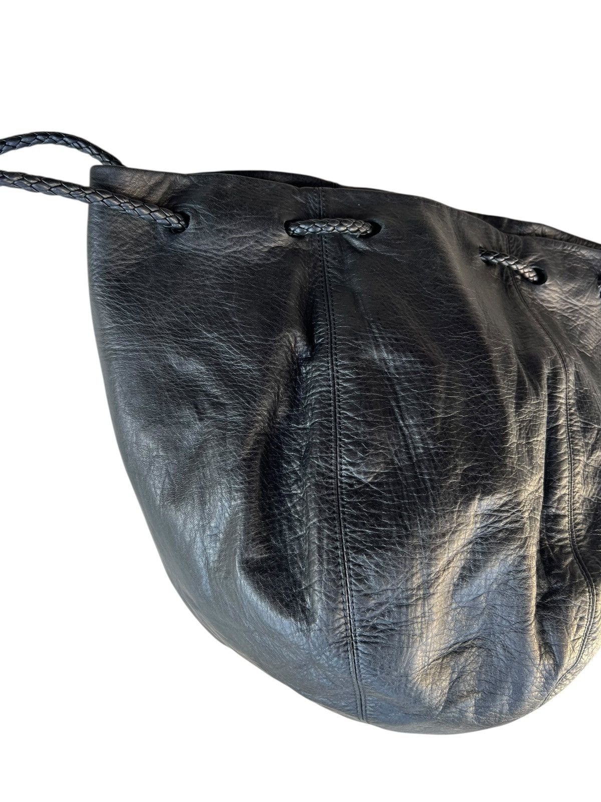 Leather Jurgen Lehl Japan Black Leather Bag Size ONE SIZE - 12 Thumbnail