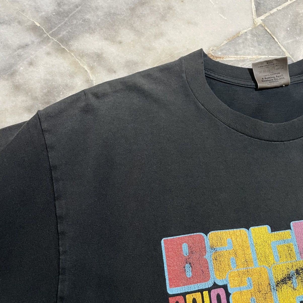 Bape Vintage Thrashed OG BAPE Rainbow Tee Shirt Size US XL / EU 56 / 4 - 9 Thumbnail