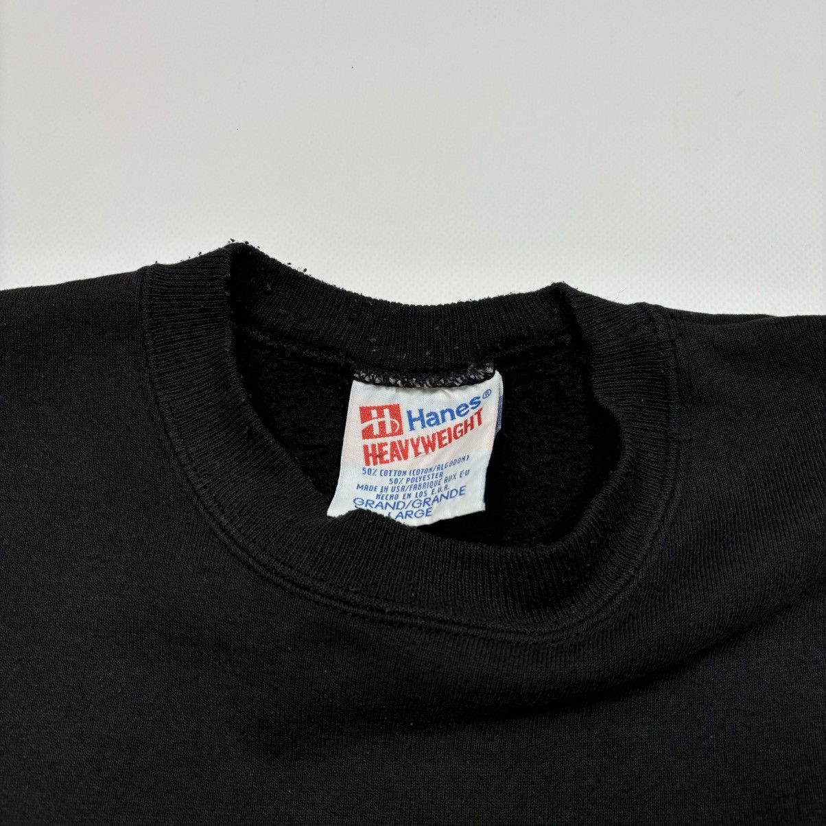 Hanes Hanes vintage sweatshirt King Arthur black large made in USA Size US L / EU 52-54 / 3 - 3 Thumbnail