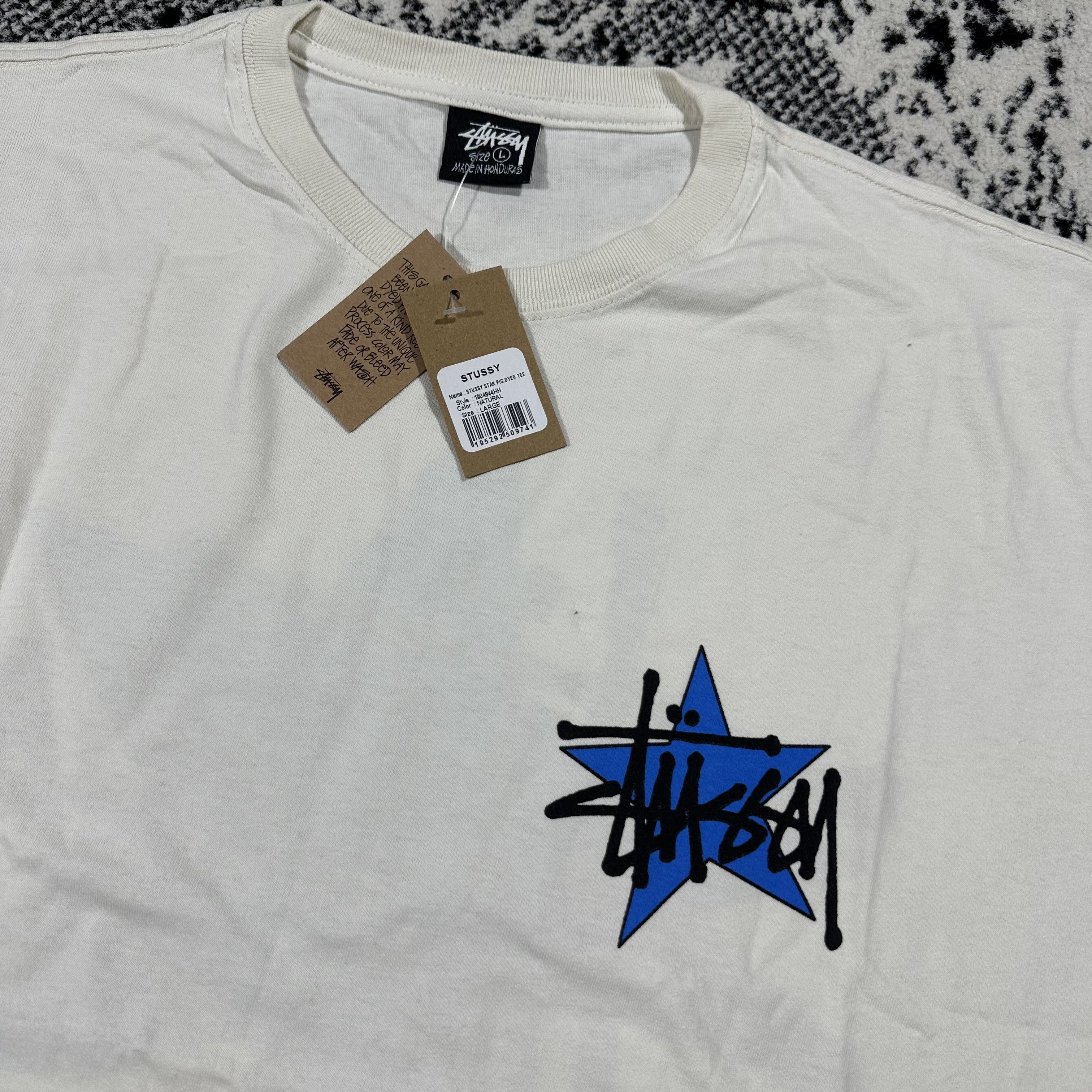Stussy STUSSY STAR PIG DYED TEE - LARGE Size US L / EU 52-54 / 3 - 3 Thumbnail