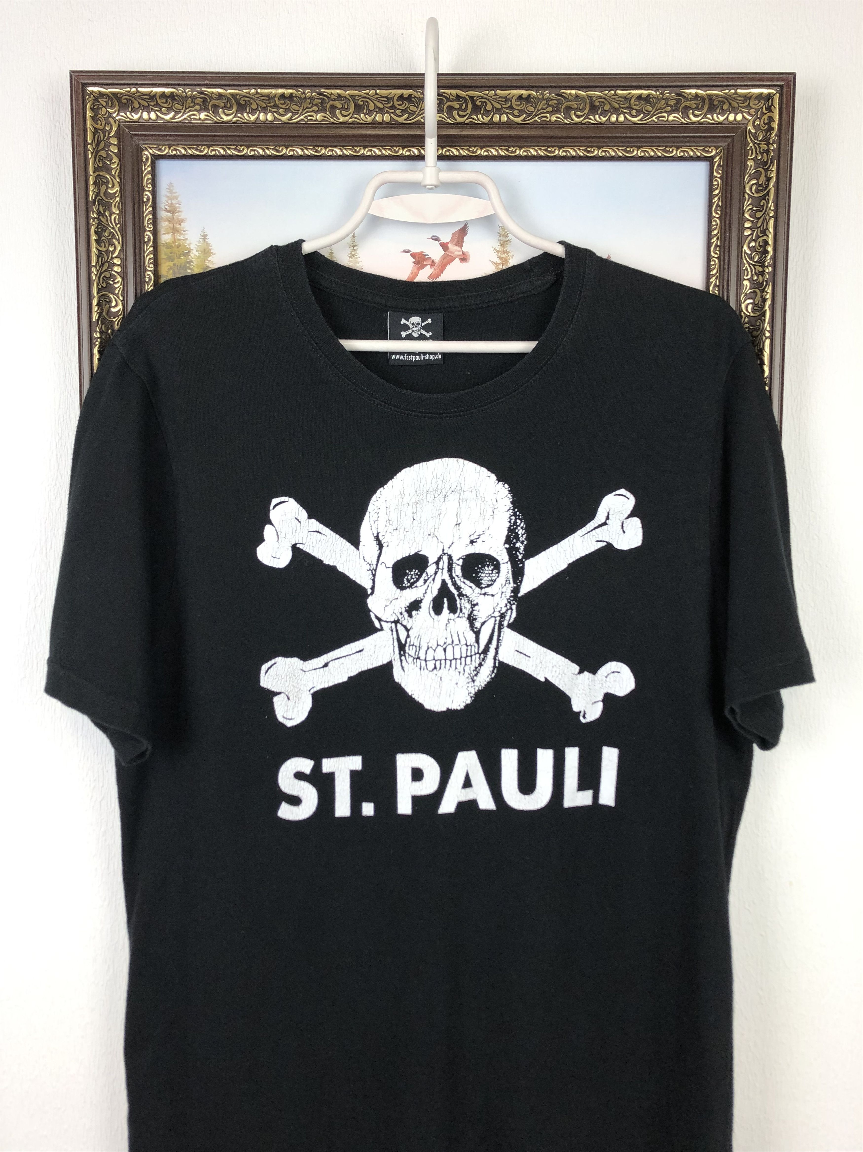 Vintage St. Pauli Skull Shirt Football Jersey Soccer Tee Over Print Size US M / EU 48-50 / 2 - 2 Thumbnail