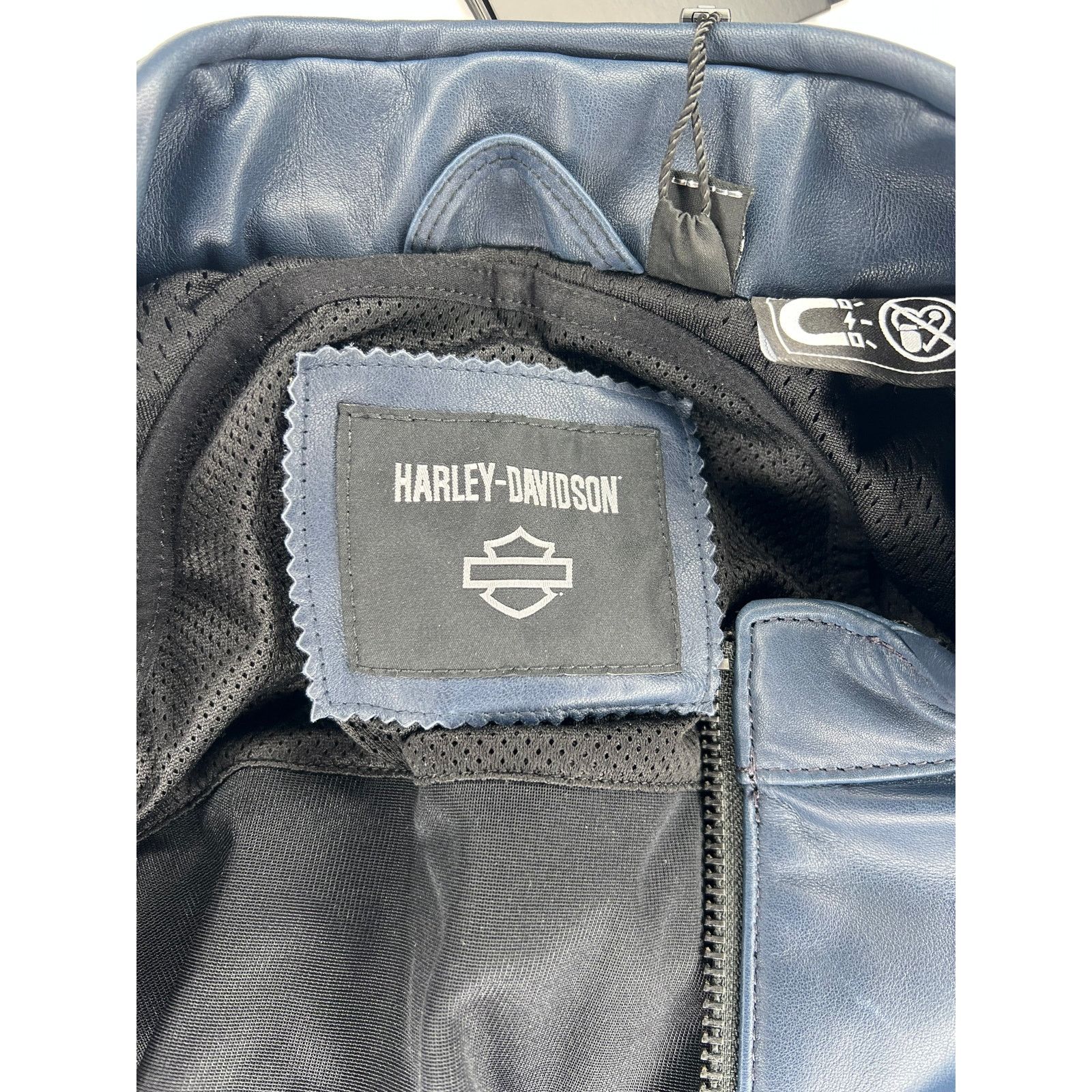 Harley Davidson Harley Davidson Capitol Triple Vent 2.0 Leather Jacket Blue Size US L / EU 52-54 / 3 - 12 Thumbnail