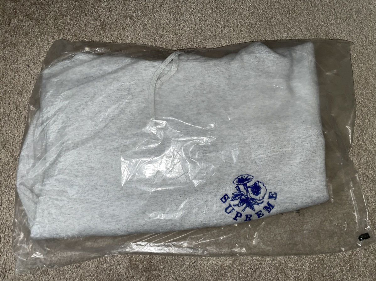 Supreme Supreme Wild Embroidered Hooded Sweatshirt (Ash Grey) Size US S / EU 44-46 / 1 - 4 Thumbnail
