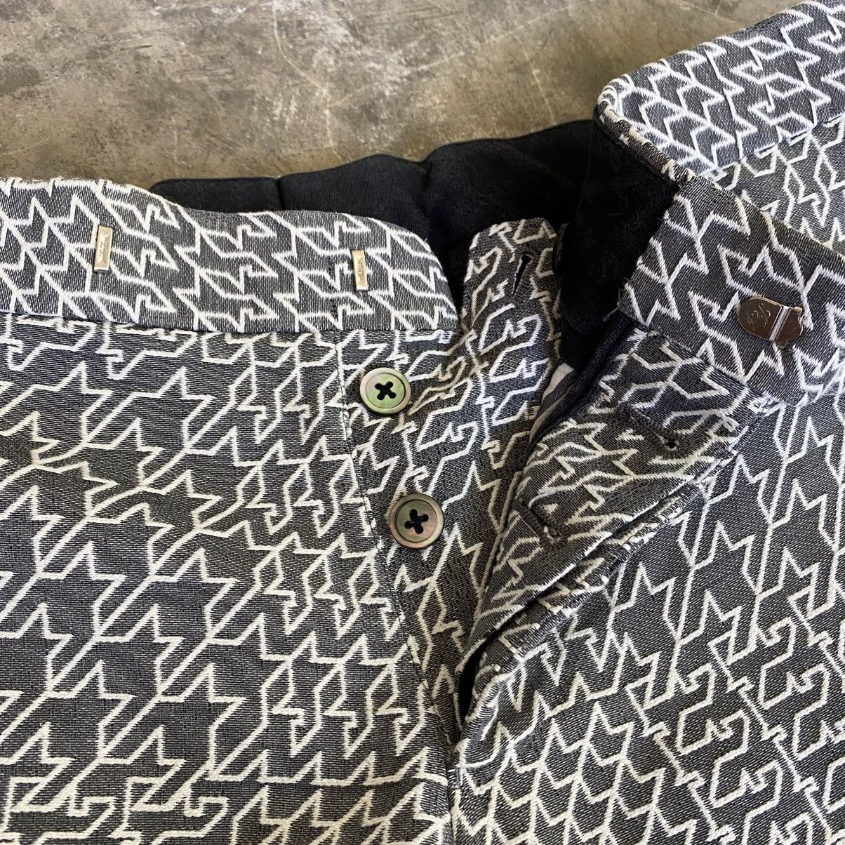 Thom Browne Thom Browne Luxur Grey Embroidery Full Pants Size US 35 - 4 Thumbnail