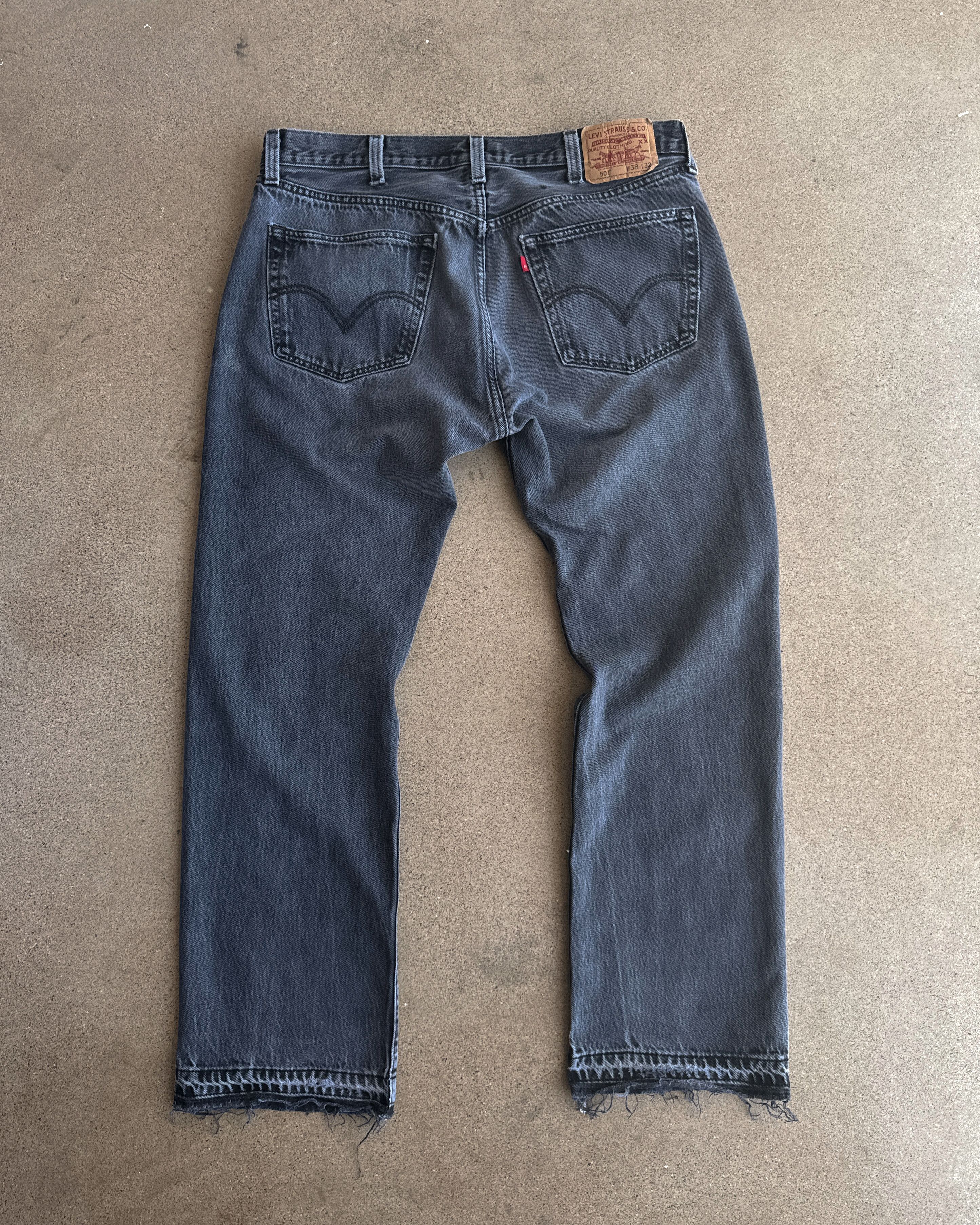 Levi's Vintage Levi's 501 Jeans Faded Black Men's 36 Released Hem Size US 36 / EU 52 - 6 Thumbnail