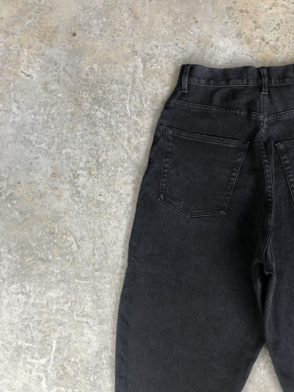Japanese Brand Balloon Jean Gu and beautiful people baggy jean crotch pants Size US 27 - 9 Thumbnail