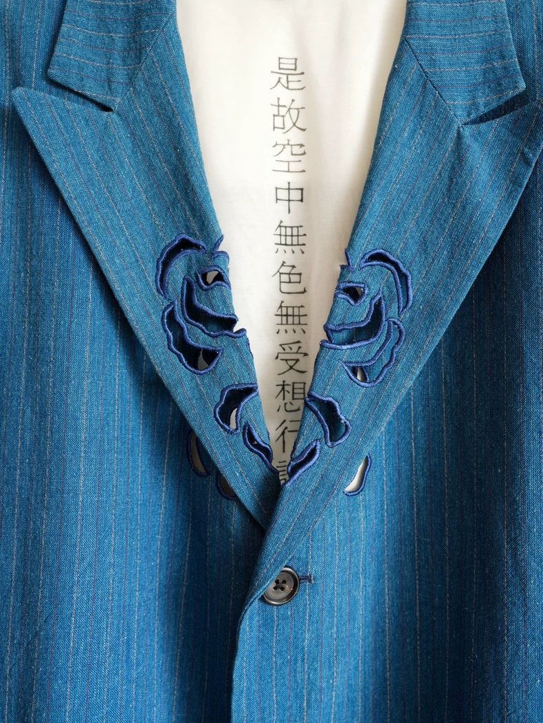 Yohji Yamamoto Yohji Yamamoto Yohji Yamamoto Floral Lace Jacket for Men Size US M / EU 48-50 / 2 - 3 Thumbnail