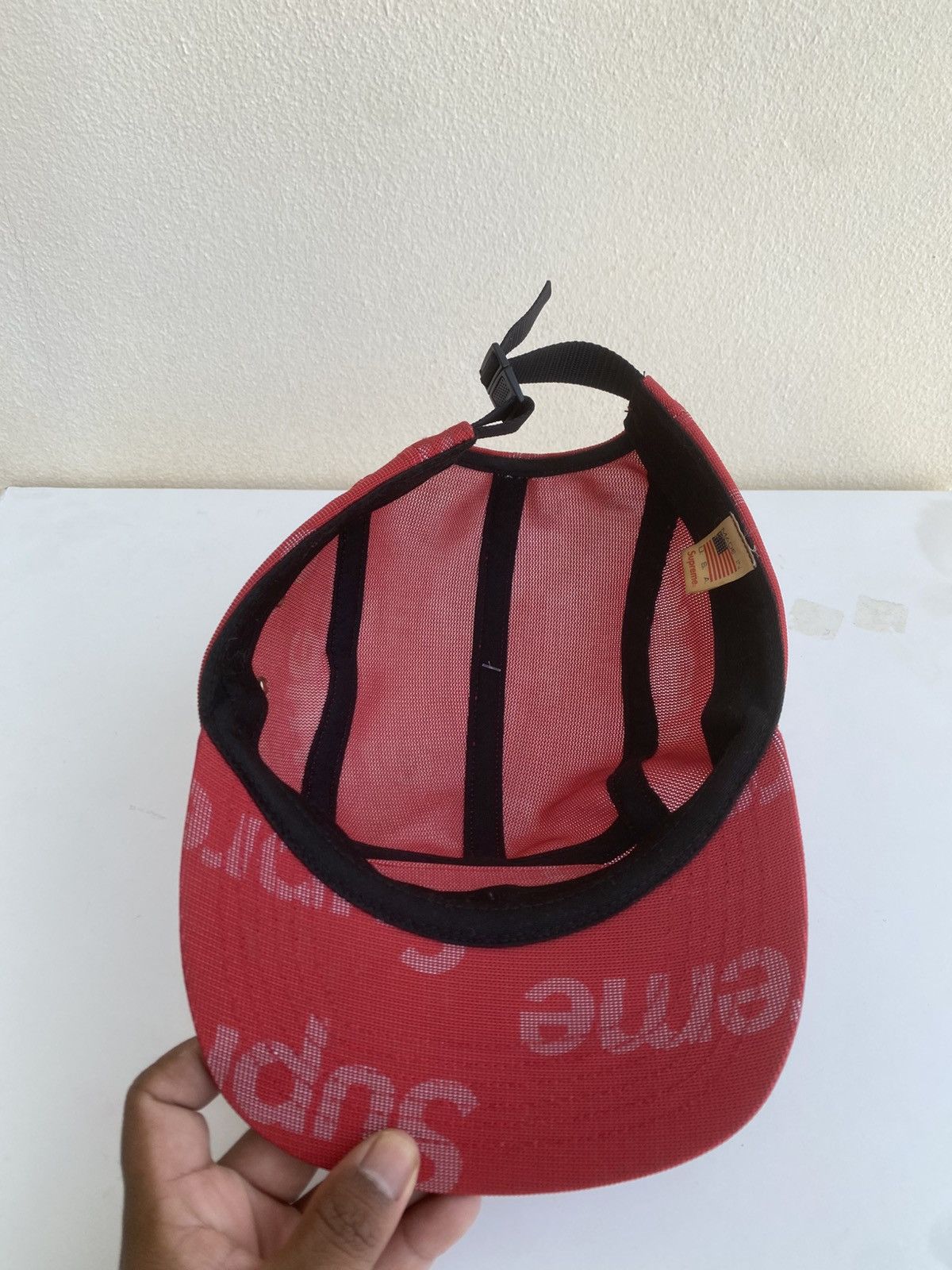 Supreme Rare Supreme Lenticular Logo Camp Cap Red SS19 Size ONE SIZE - 11 Thumbnail