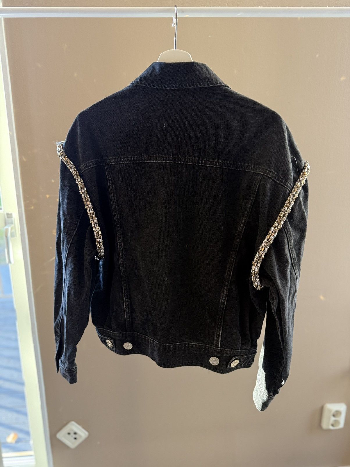 Sandro Sandro Jean jacket with pearls Size S / US 4 / IT 40 - 2 Thumbnail