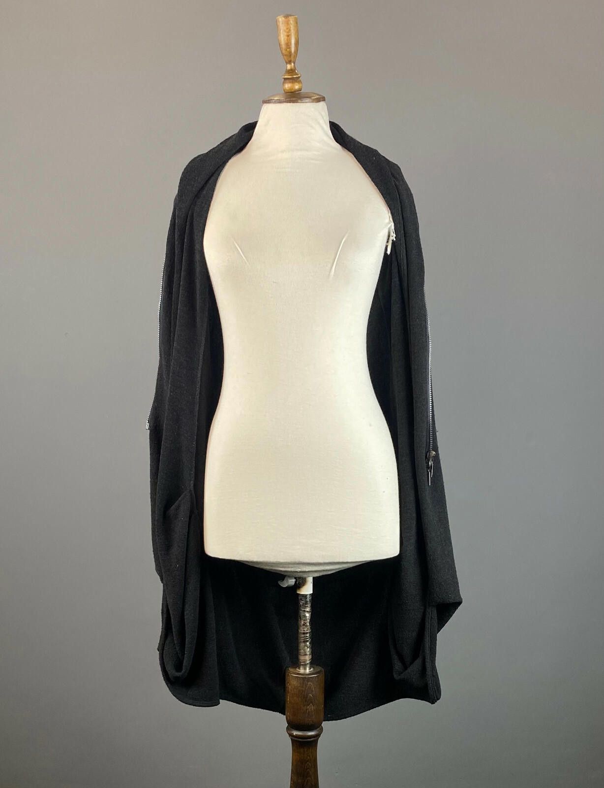 Designer Absolut by Zebra Gernan Designer Black Full Midi Dress Large Size L / US 10 / IT 46 - 8 Thumbnail