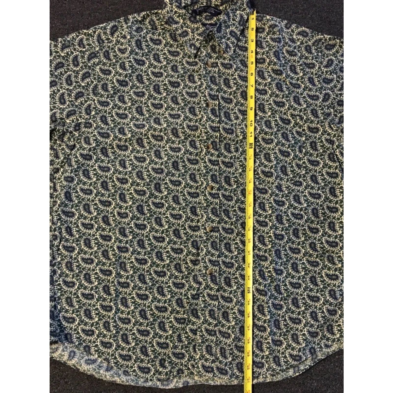 Nautica Vtg 90s Nautica Paisley Button Up Shirt L Grunge Vaporwave Surf Skate AOP OP 80s Size US L / EU 52-54 / 3 - 5 Thumbnail