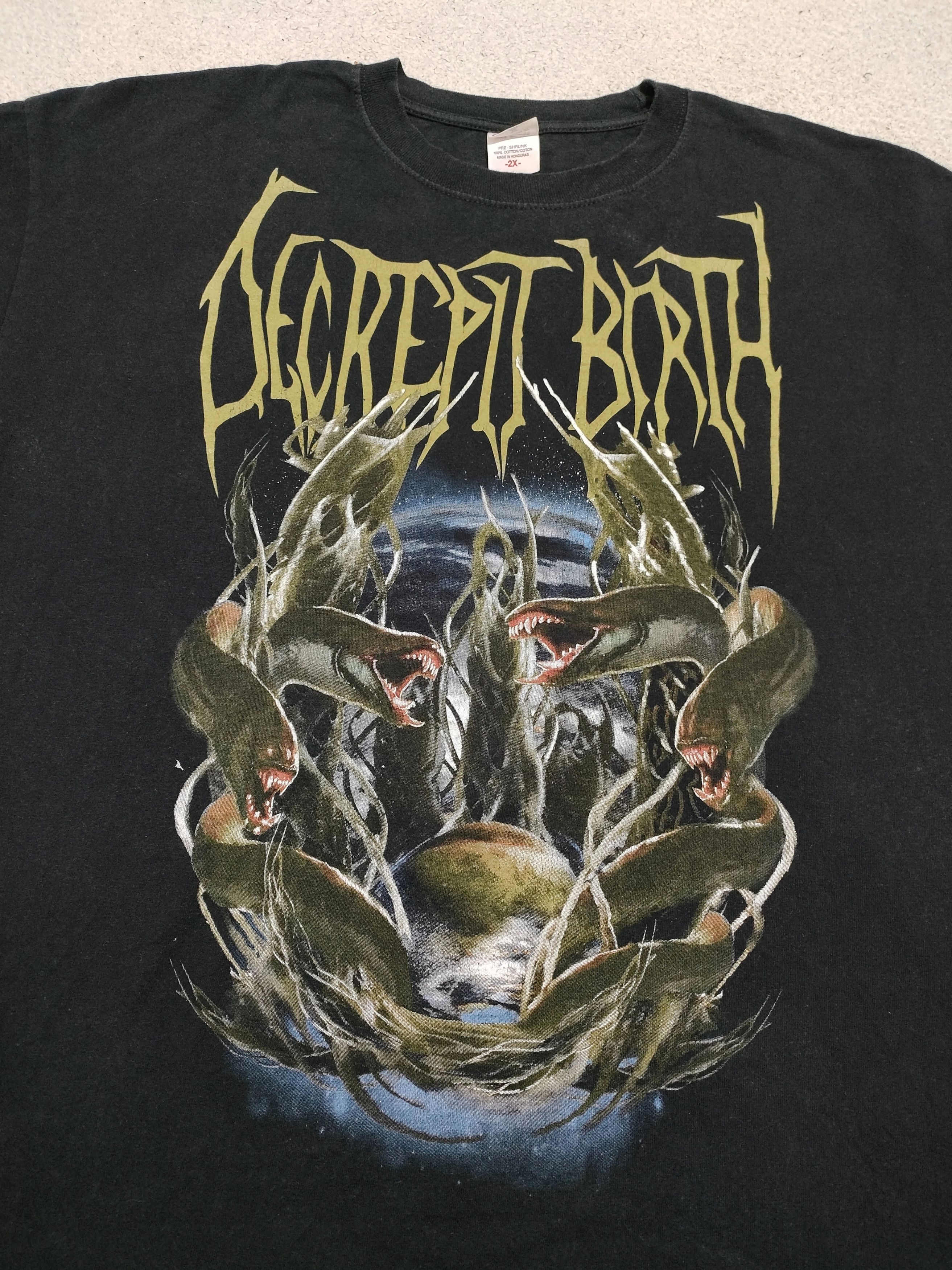 Band Tees 00s DECREPIT BIRTH Vintage Long Sleeve T-Shirt DEATH METAL Size US XXL / EU 58 / 5 - 4 Thumbnail