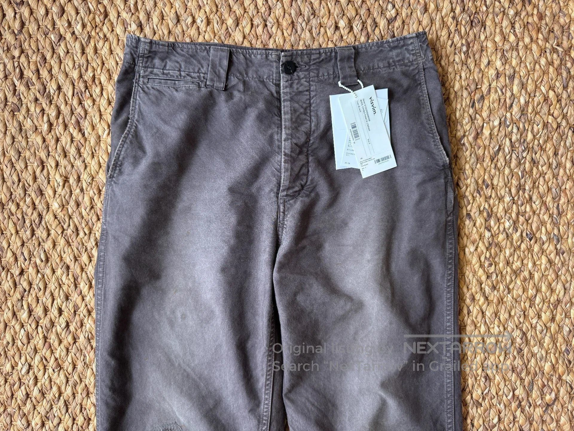 Visvim VISVIM 24AW Wide Chino Pants Crash. Size US 26 / EU 42 - 2 Thumbnail