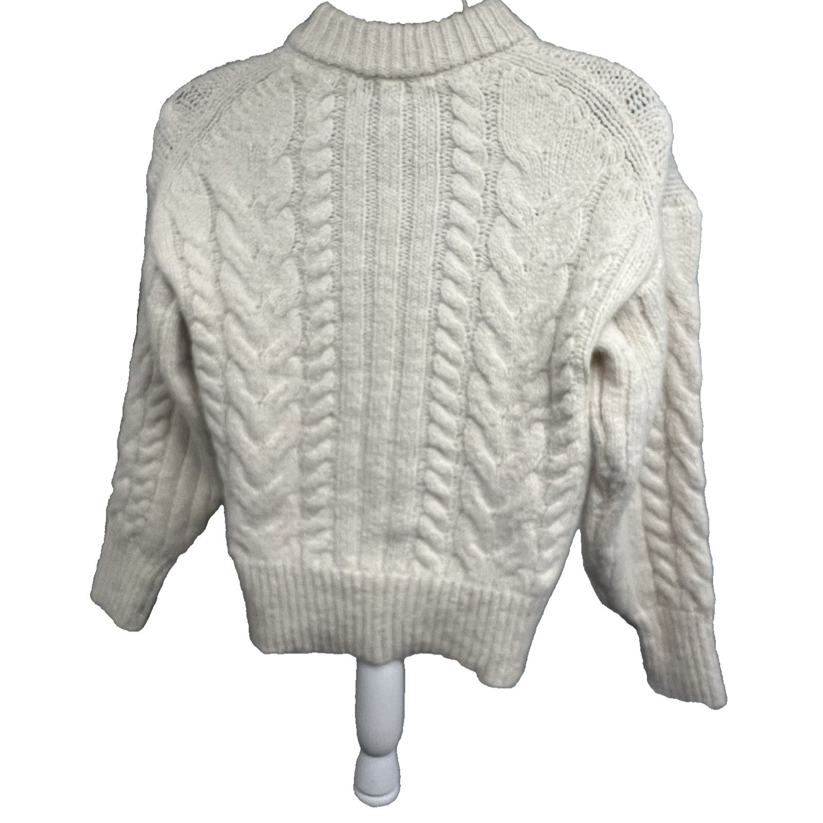 Other A New Day Cream Pullover Sweater Womens Medium Stretch New Size M / US 6-8 / IT 42-44 - 2 Thumbnail